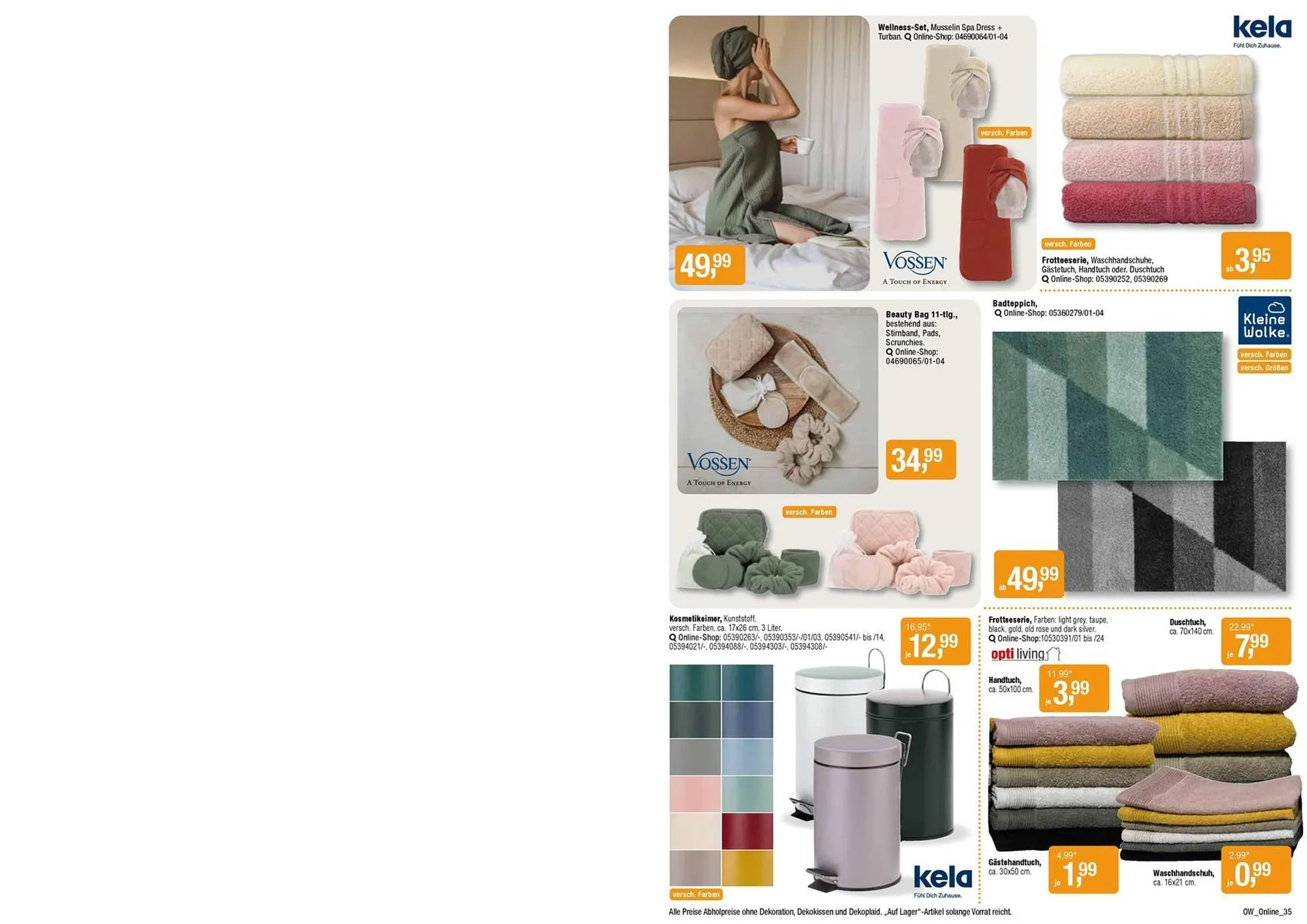 Opti Wohnwelt Prospekt von 13. Juli bis 24. Juli 2025 - Prospekt seite 35