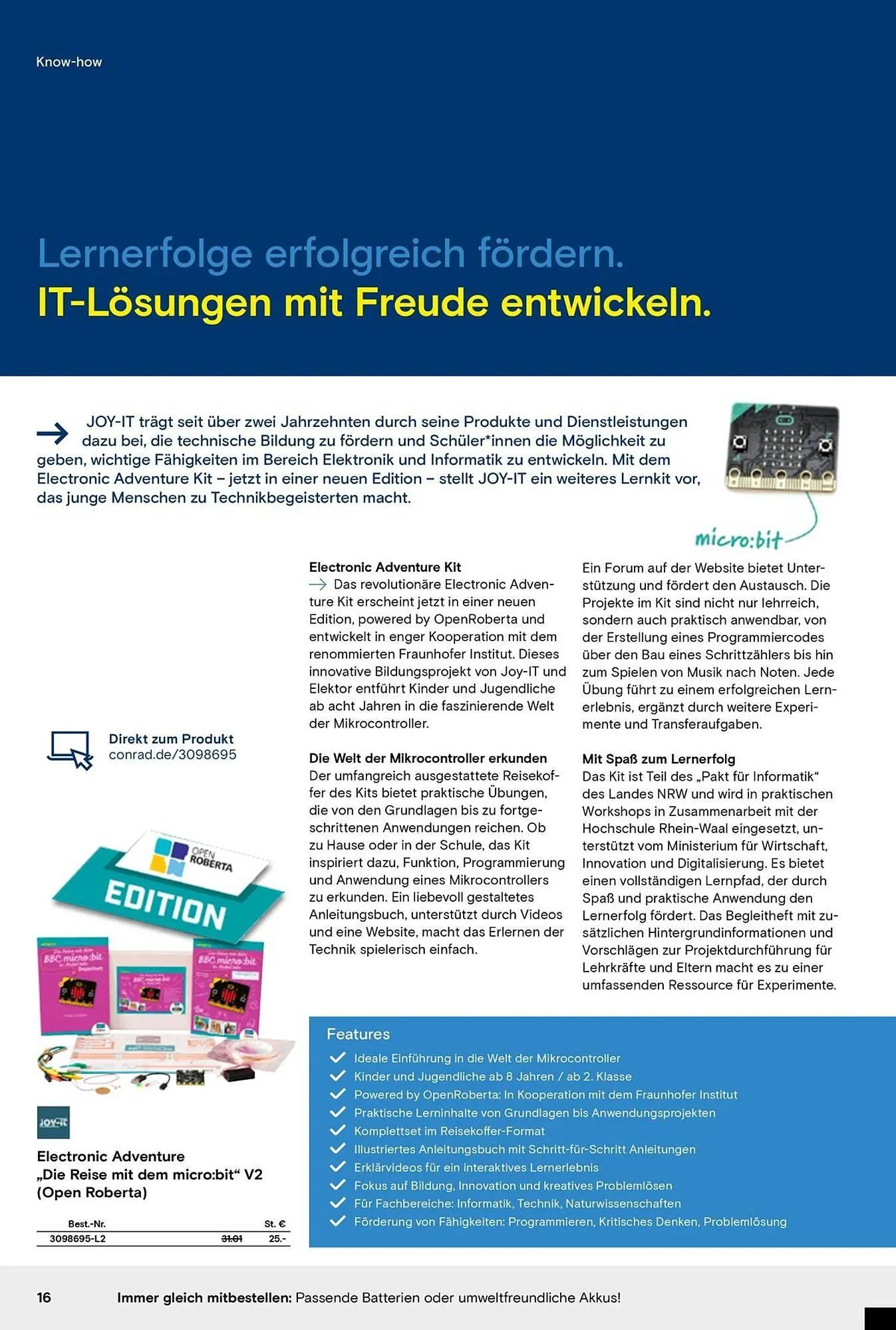 Conrad Prospekt von 25. September bis 31. Dezember 2025 - Prospekt seite 16