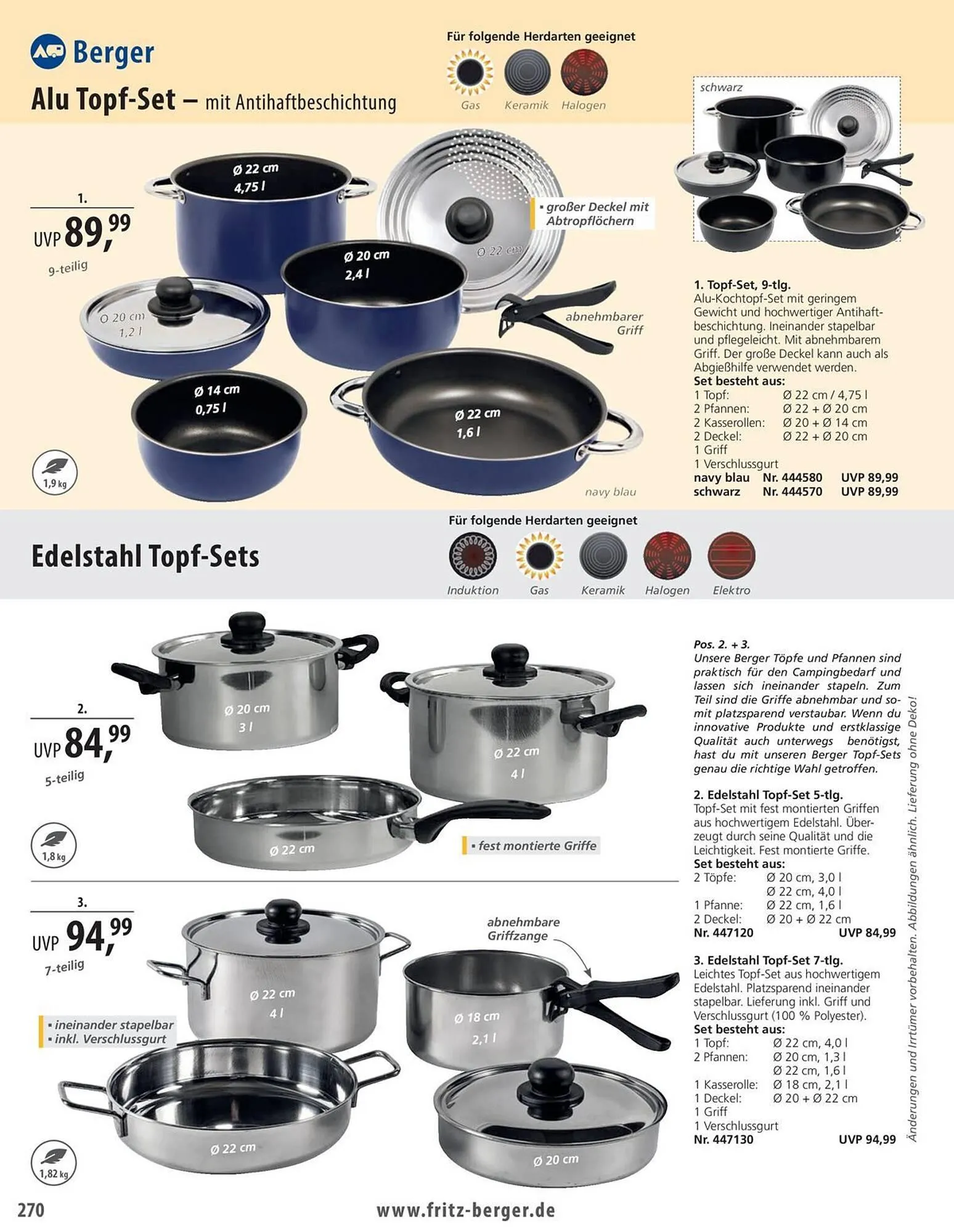 Fritz Berger Prospekt von 27. Mai bis 31. Dezember 2025 - Prospekt seite 270
