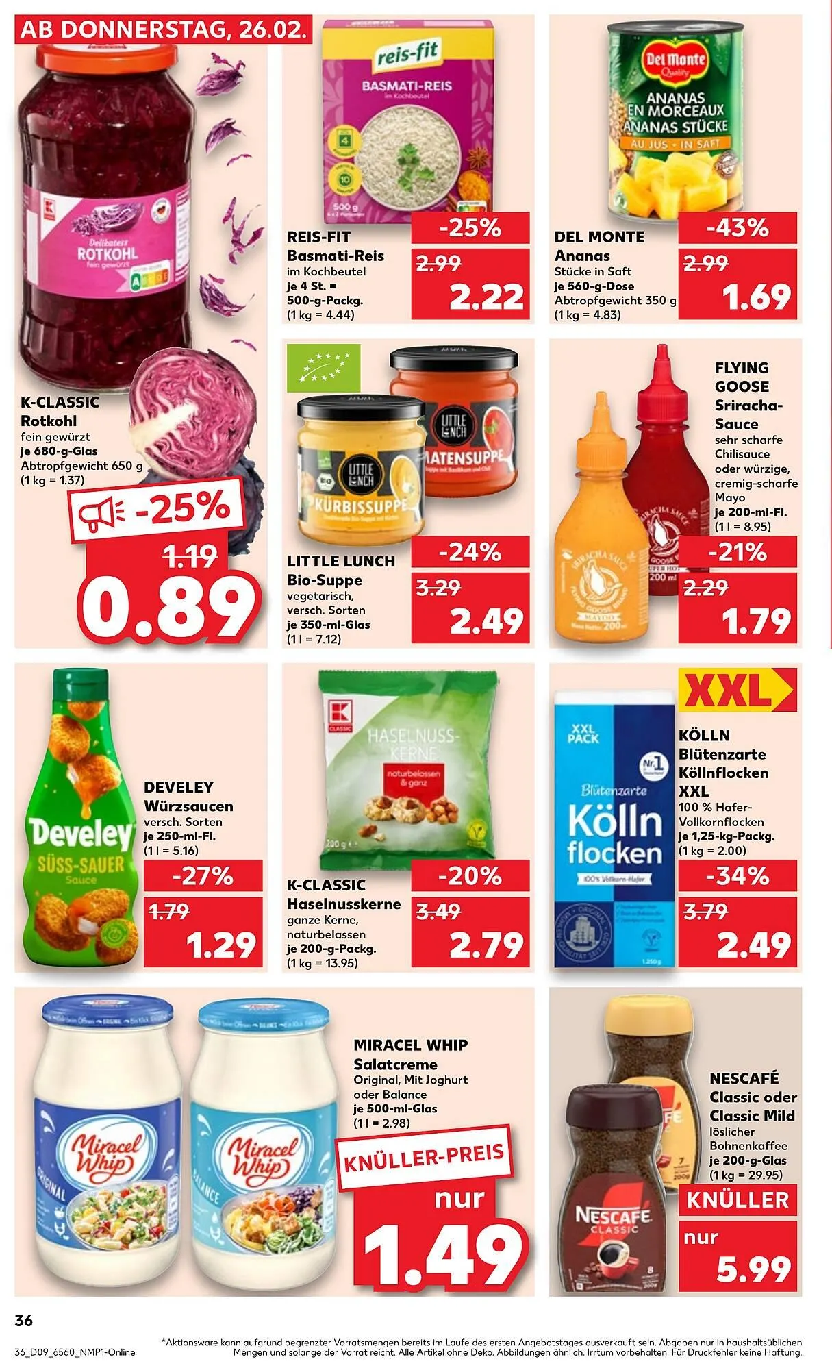 Kaufland Prospekt von 25. Februar bis 3. März 2026 - Prospekt seite 36