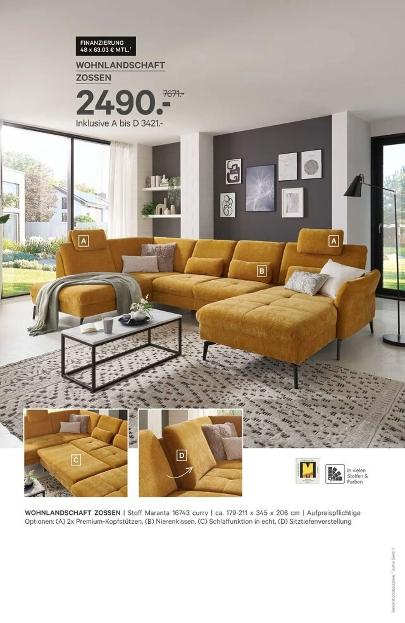 Kabs Polsterwelt Prospekt von 11. April bis 1. Mai 2025 - Prospekt seite 34