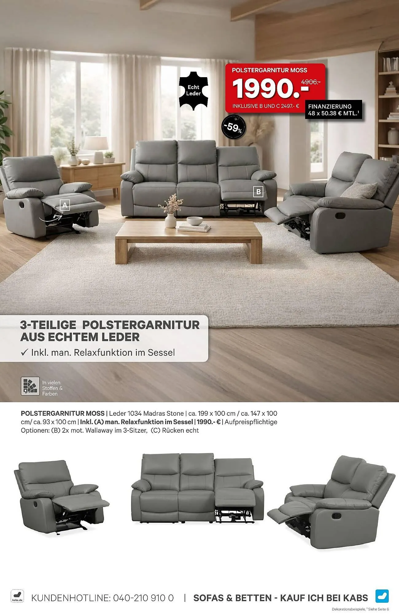 Kabs Polsterwelt Prospekt von 27. Februar bis 25. März 2026 - Prospekt seite 26