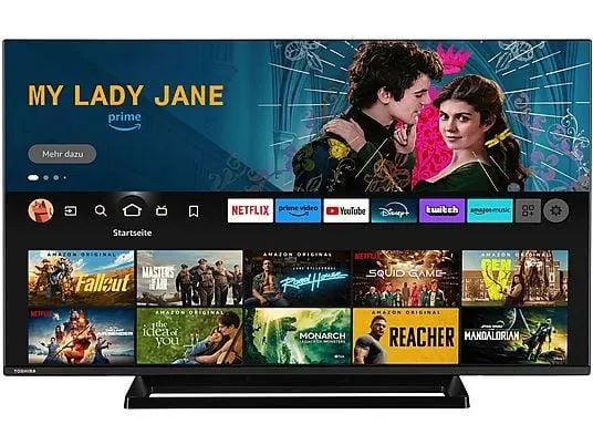TOSHIBA 43UF3F63DAZ Fire TV (Flat, 43 Zoll / 108 cm, UHD 4K, SMART TV)