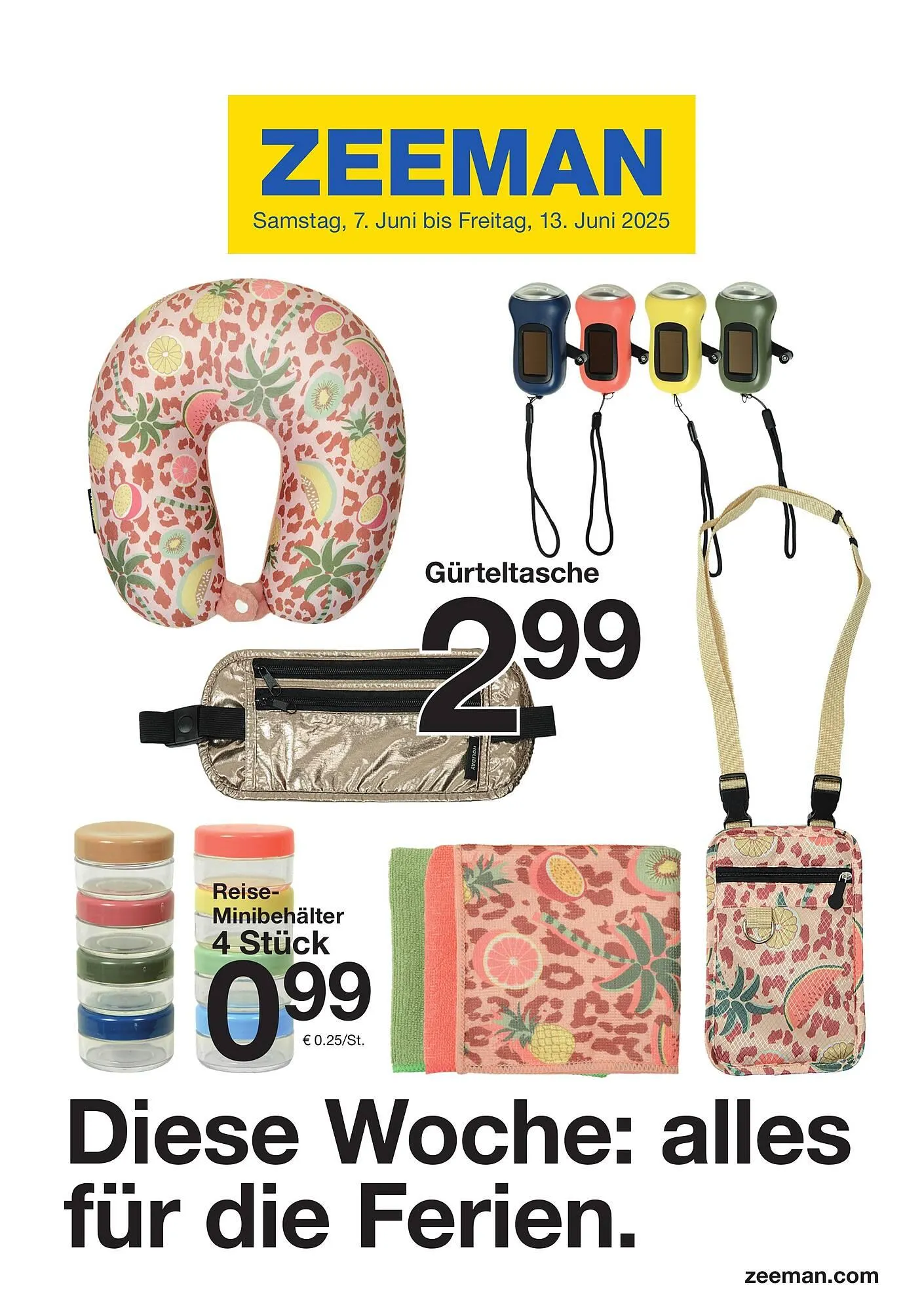 Zeeman Prospekt von 7. Juni bis 13. Juni 2025 - Prospekt seite 1