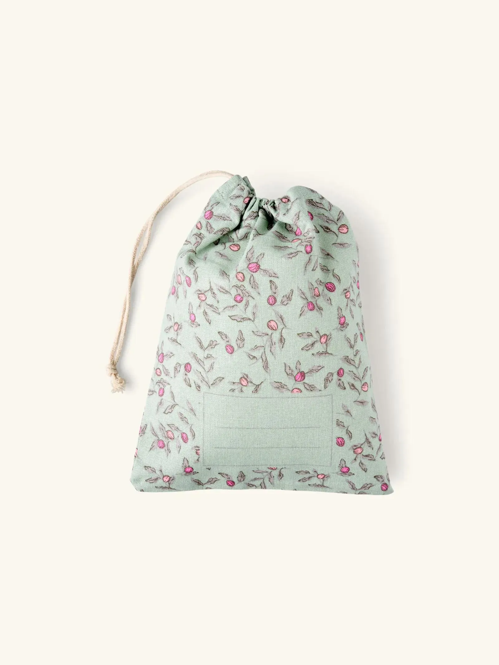 Sac en tissu à cordon