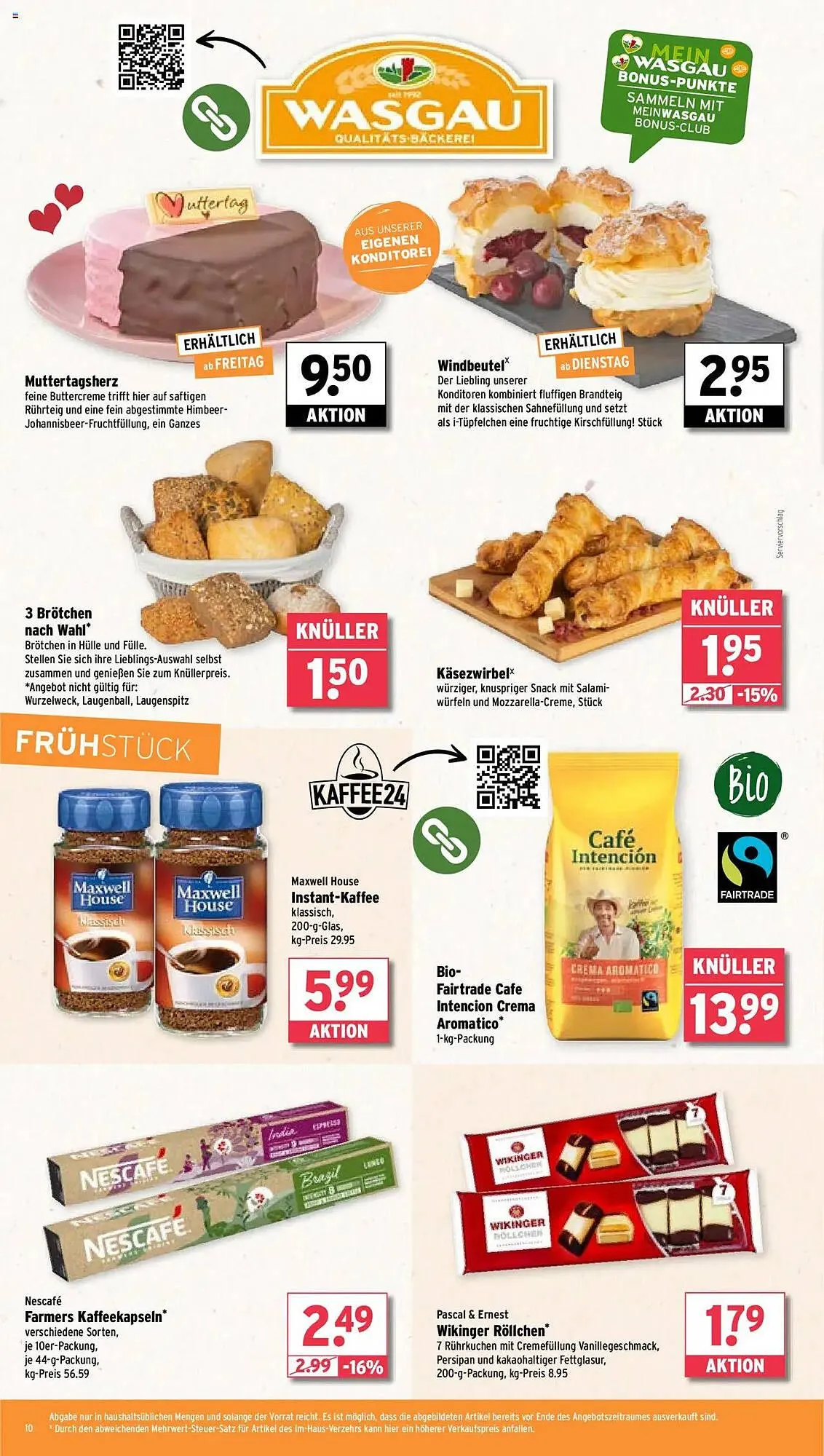 Wasgau Prospekt von 5. Mai bis 10. Mai 2025 - Prospekt seite 10