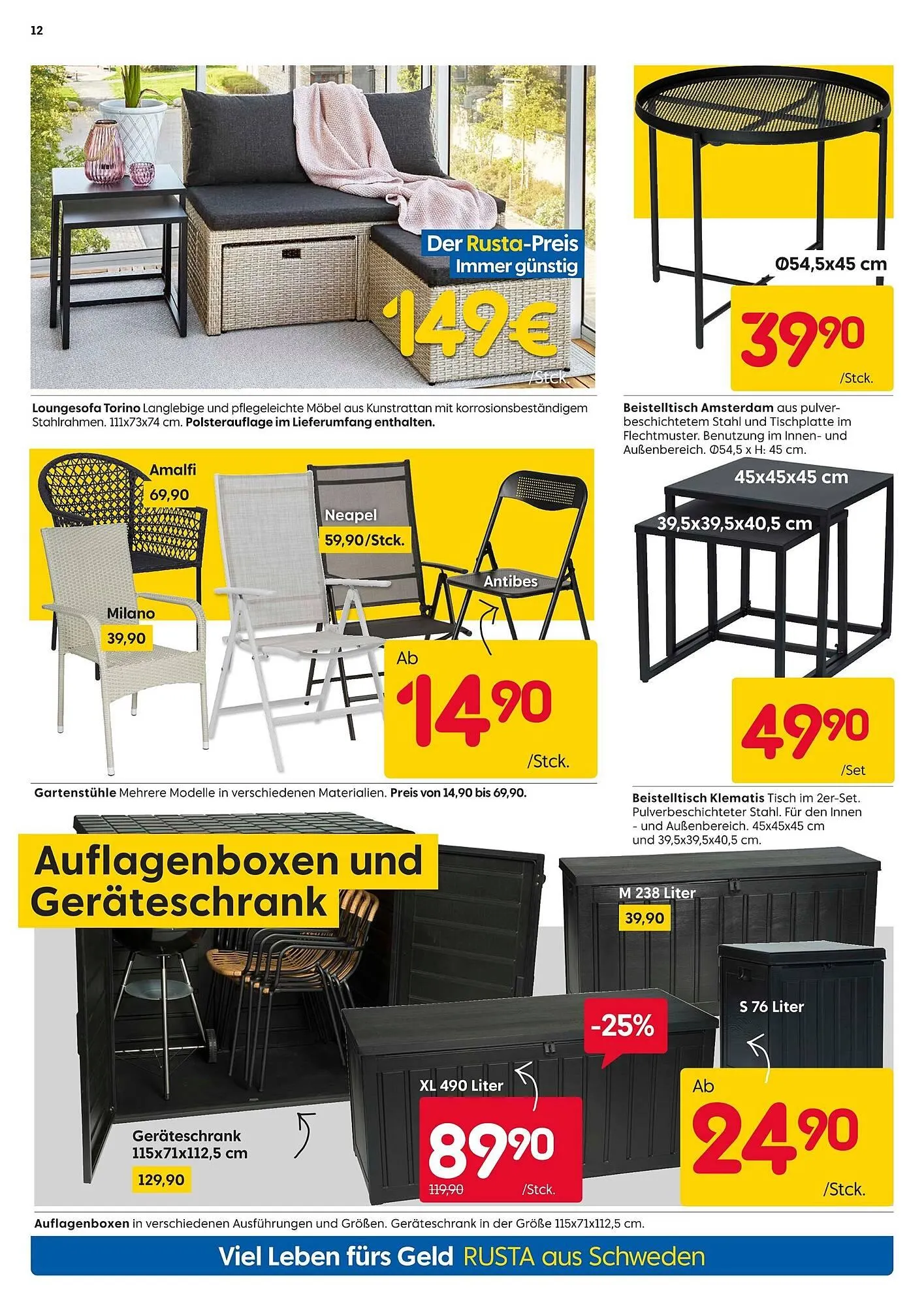 Rusta Prospekt von 10. Mai bis 17. Mai 2025 - Prospekt seite 12