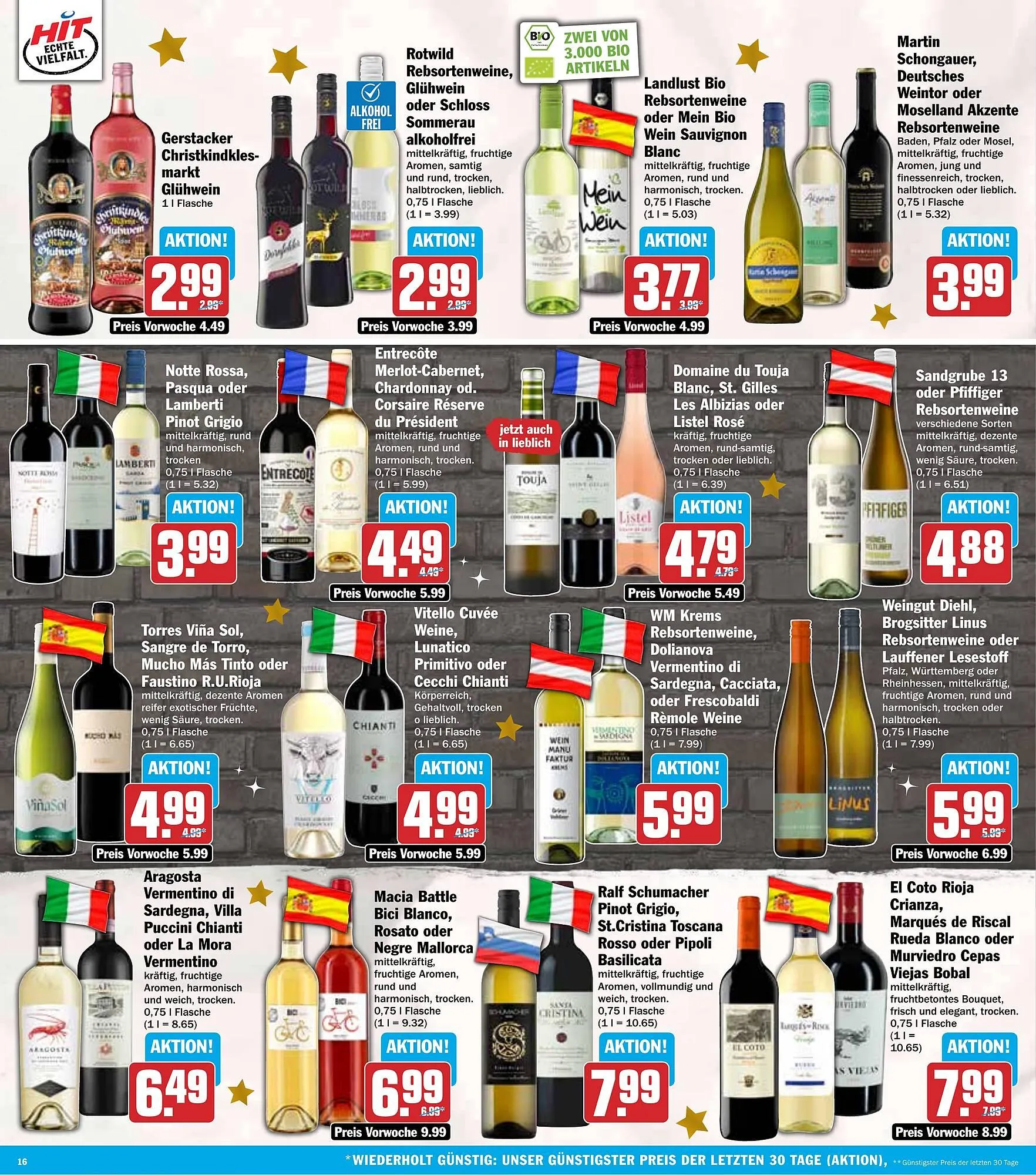 HIT Prospekt von 8. Dezember bis 13. Dezember 2025 - Prospekt seite 16