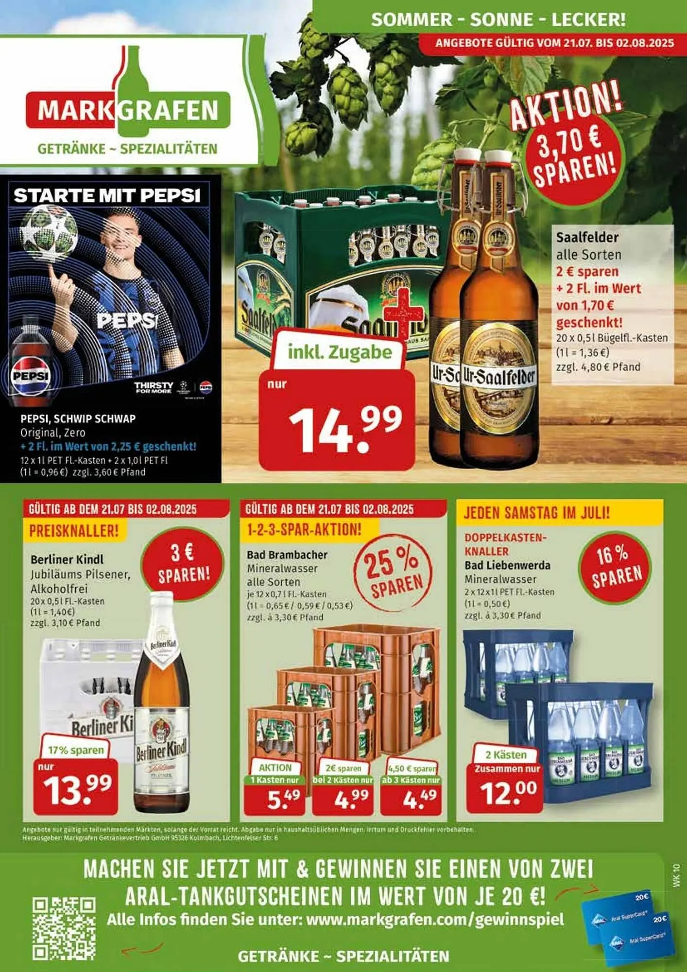 Markgrafen Prospekt von 30. Juni bis 19. Juli 2025 - Prospekt seite 8