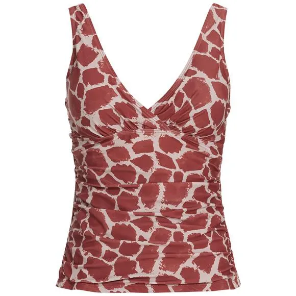 Damen Tankinioberteil im Animal-Look