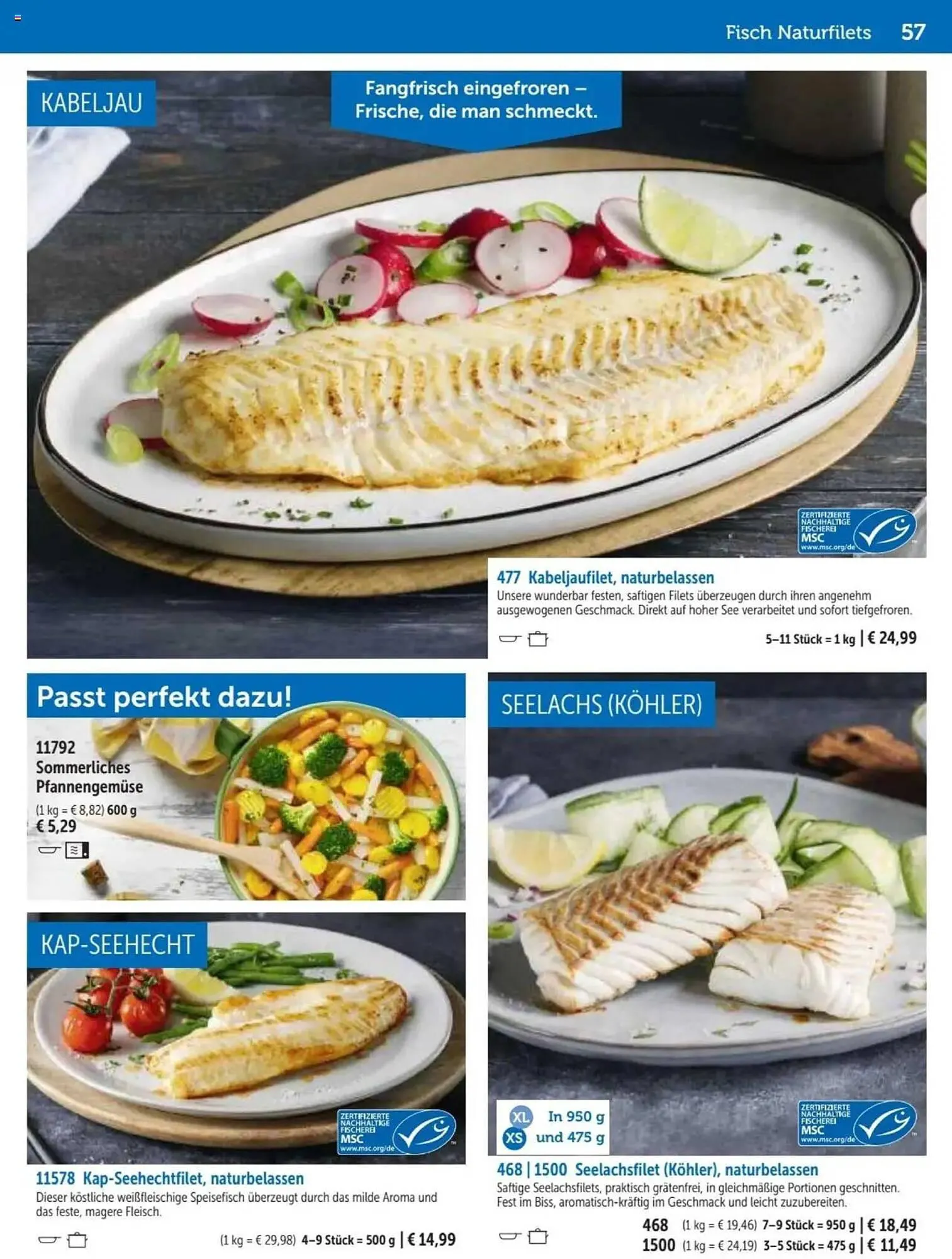 Bofrost Prospekt von 2. März bis 6. September 2025 - Prospekt seite 57