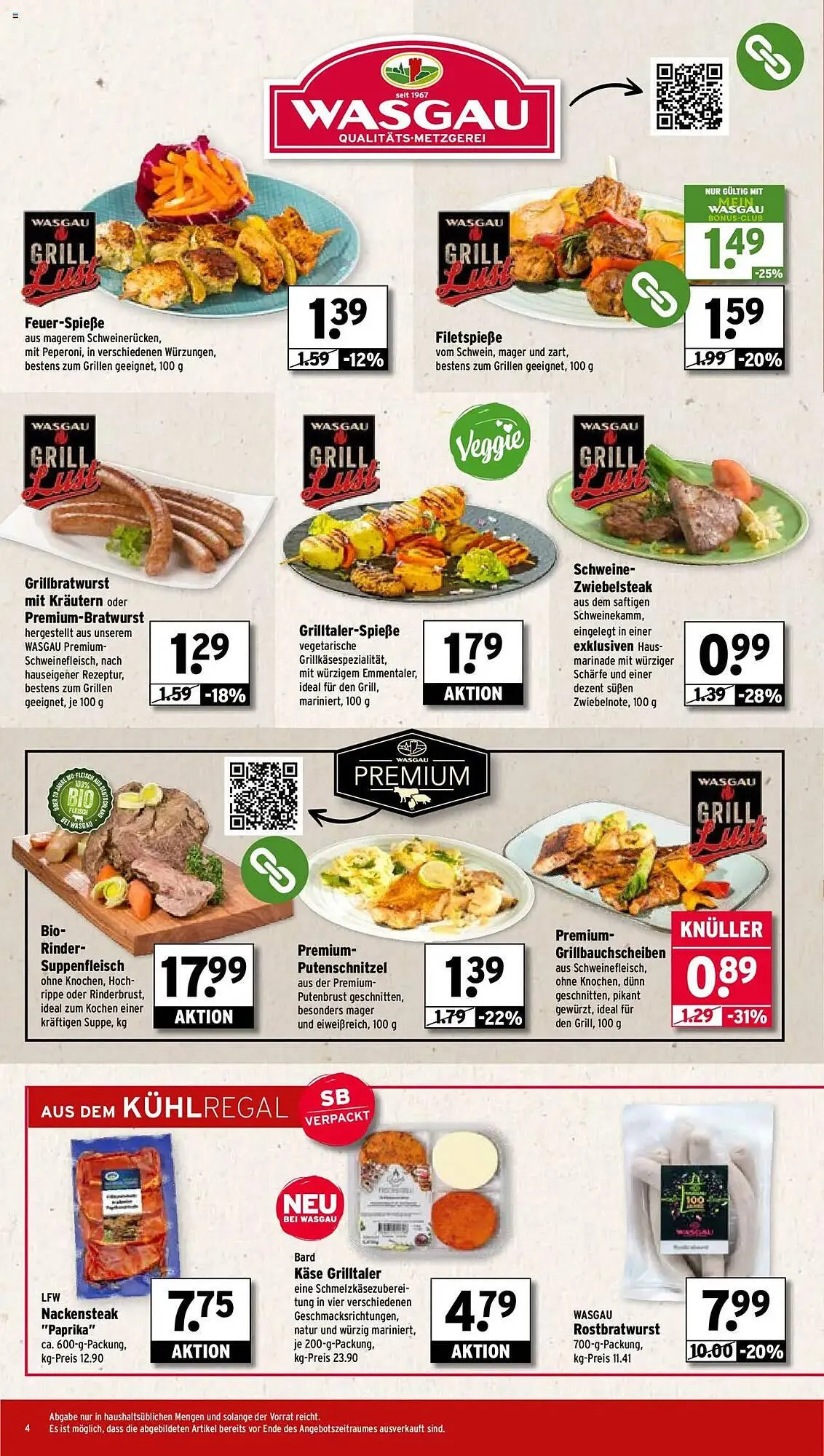 Wasgau Prospekt von 7. Juli bis 12. Juli 2025 - Prospekt seite 4