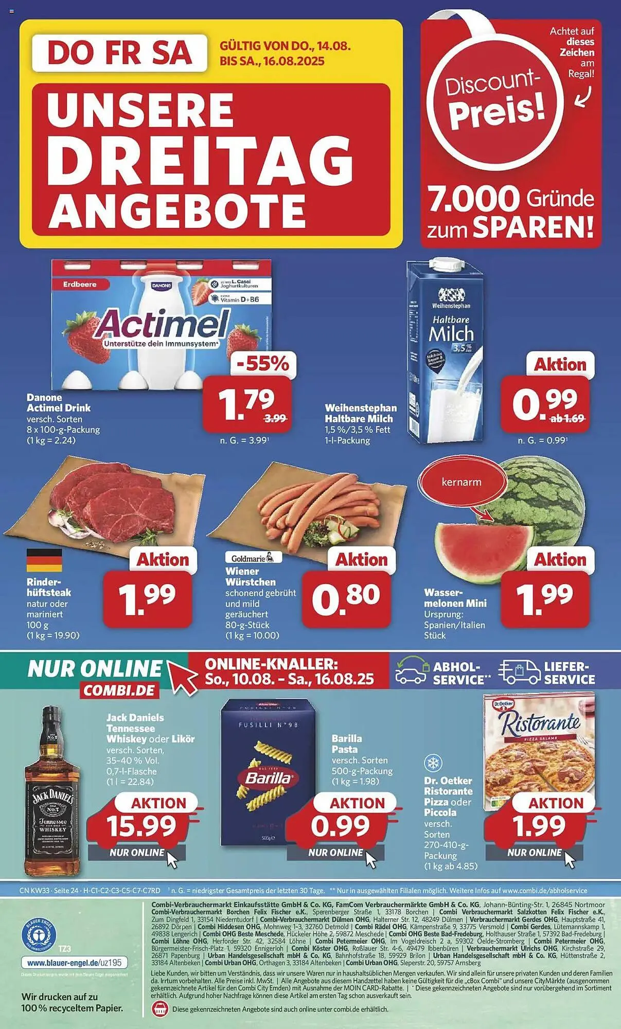 Combi Prospekt von 11. August bis 16. August 2025 - Prospekt seite 30