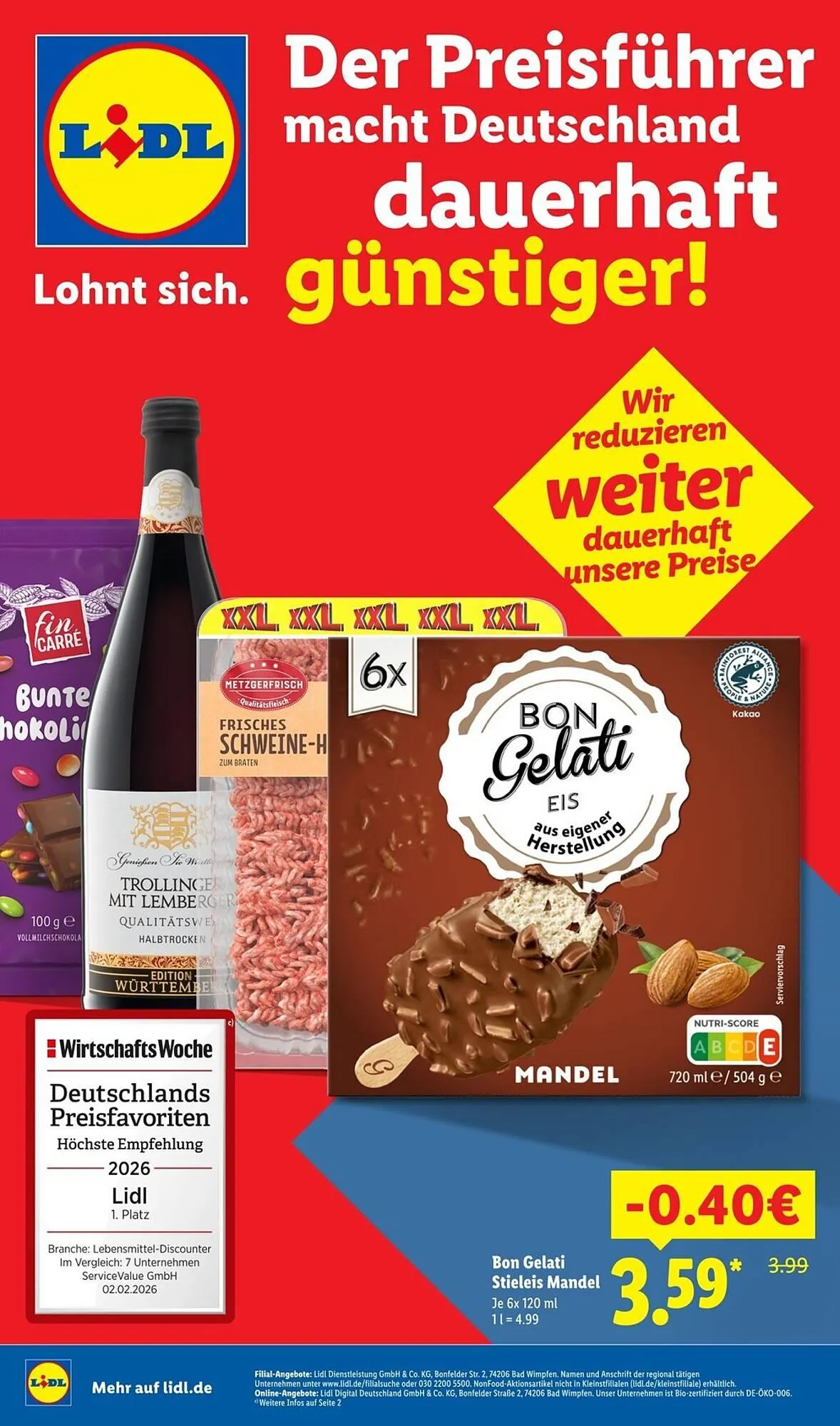 Lidl Prospekt von 1. März bis 31. Dezember 2026 - Prospekt seite 1