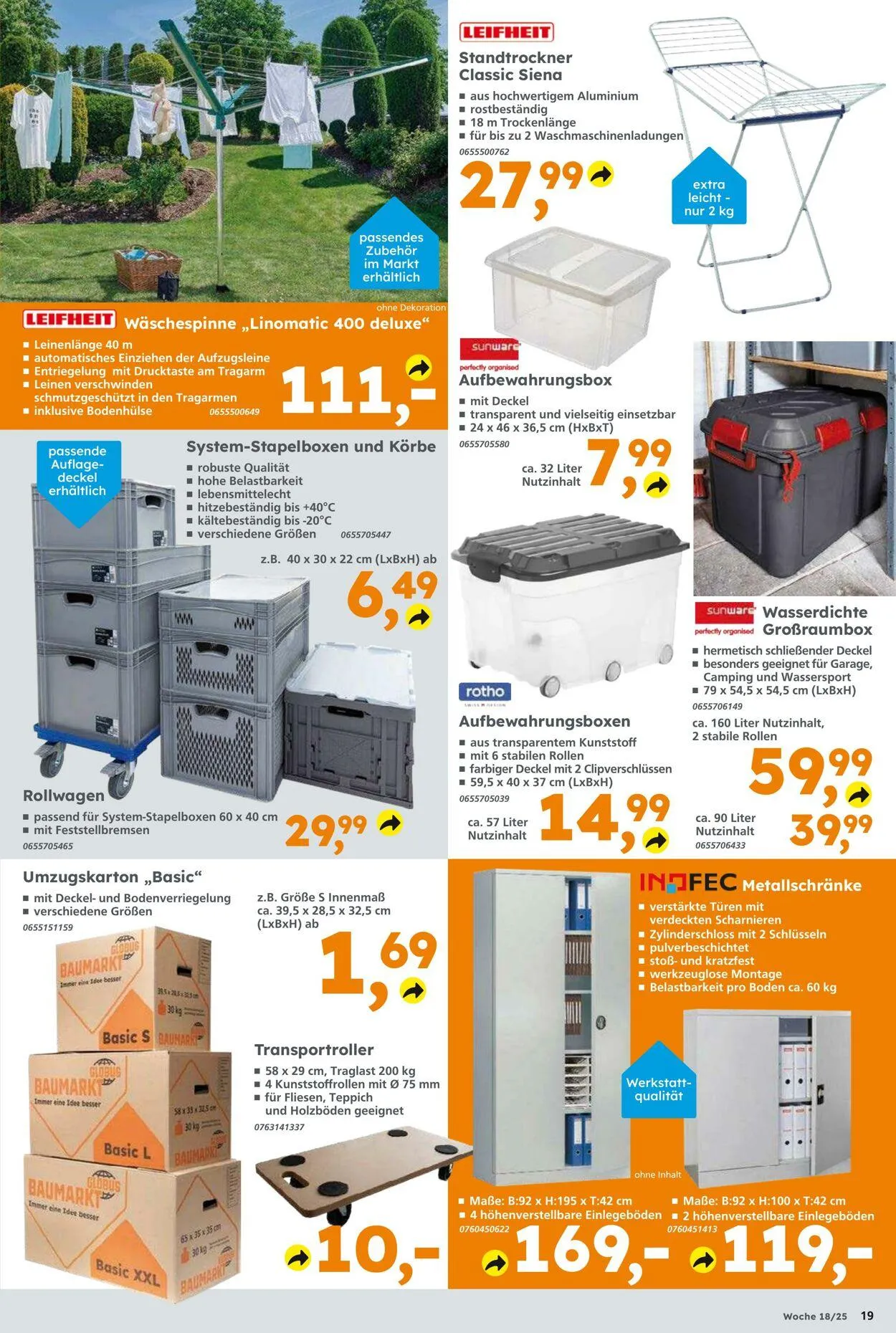 Globus Baumarkt Aktueller Prospekt von 27. April bis 3. Mai 2025 - Prospekt seite 19