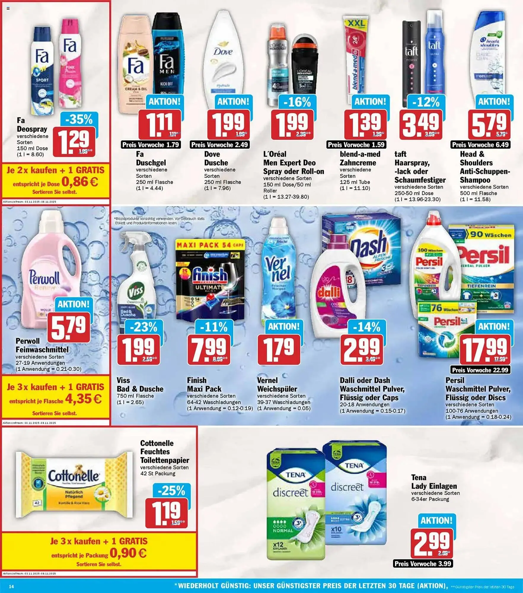 AEZ Prospekt von 3. November bis 8. November 2025 - Prospekt seite 14