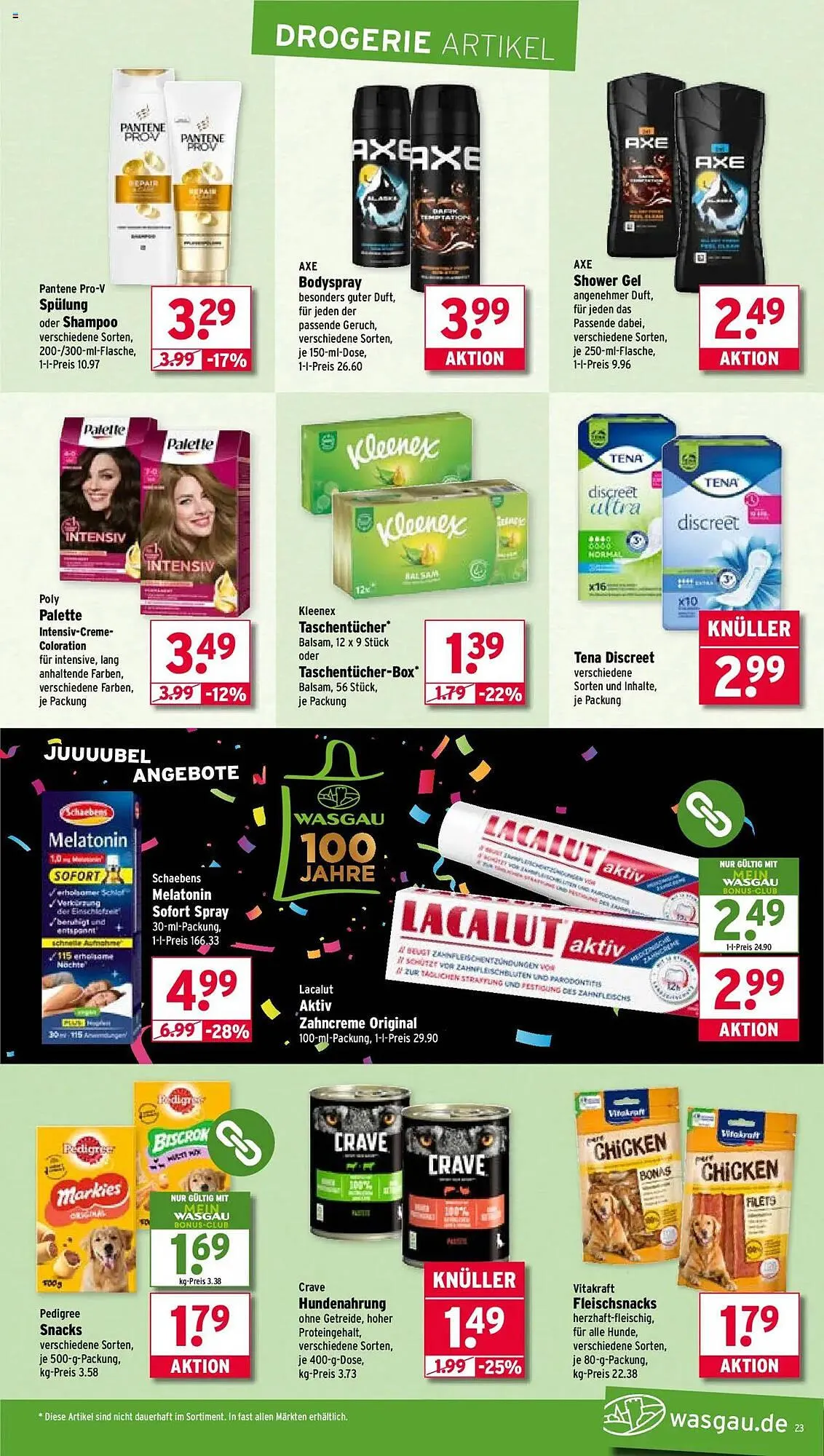 Wasgau Prospekt von 25. August bis 31. August 2025 - Prospekt seite 23