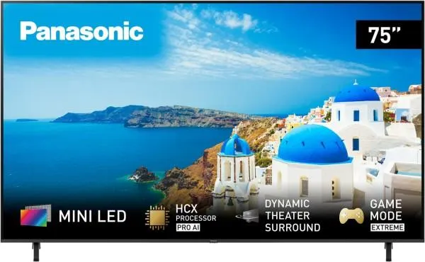 Panasonic TX-75MXW954 189 cm (75") Mini LED-TV metal black hairline / G