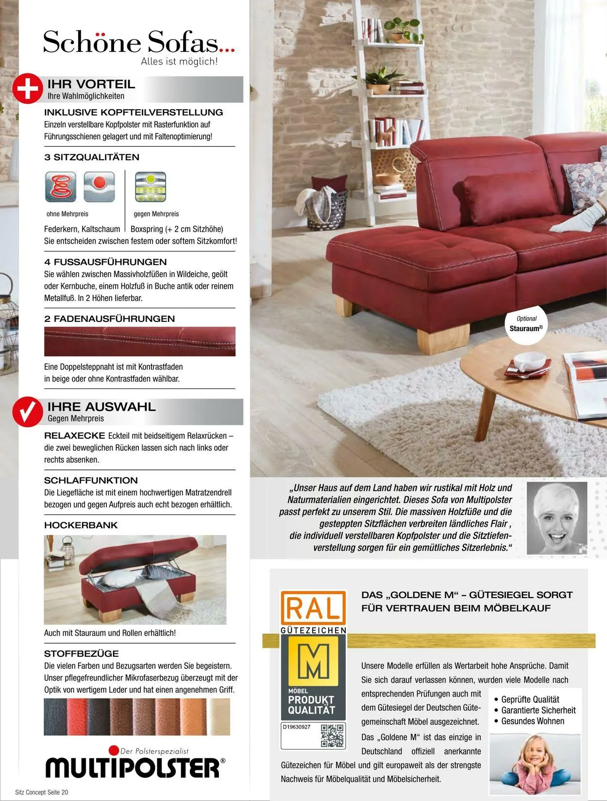 Multipolster Aktueller Prospekt von 2. Juni bis 16. Juni 2025 - Prospekt seite 20