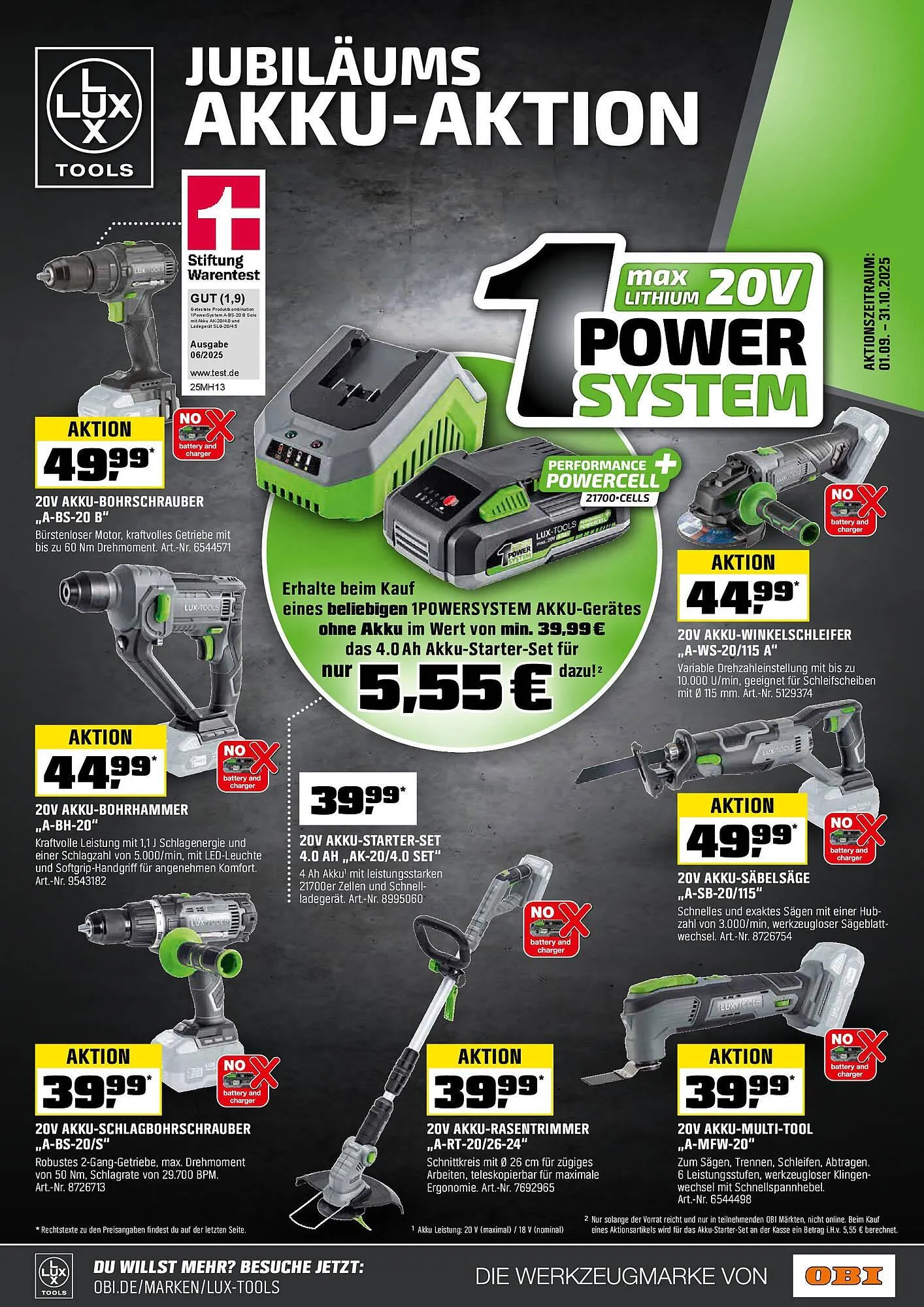 OBI Prospekt von 31. August bis 14. September 2025 - Prospekt seite 24
