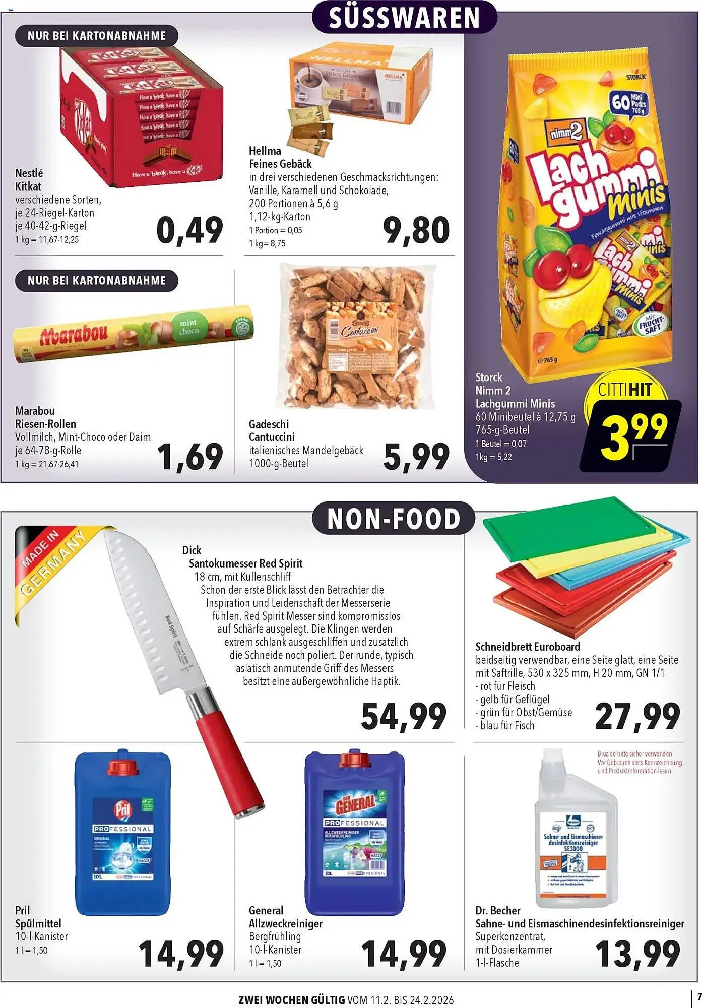 CITTI Markt Prospekt von 11. Februar bis 24. Februar 2026 - Prospekt seite 7