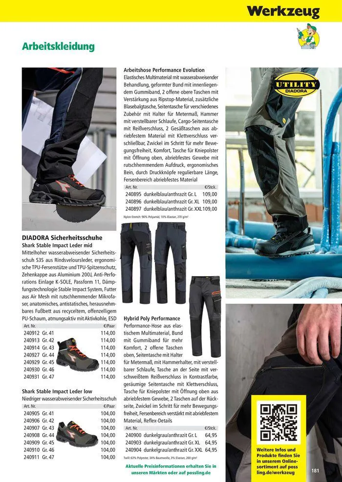 Holz-& Baukatalog 2024/25 von 27. März bis 31. Januar 2025 - Prospekt seite 181