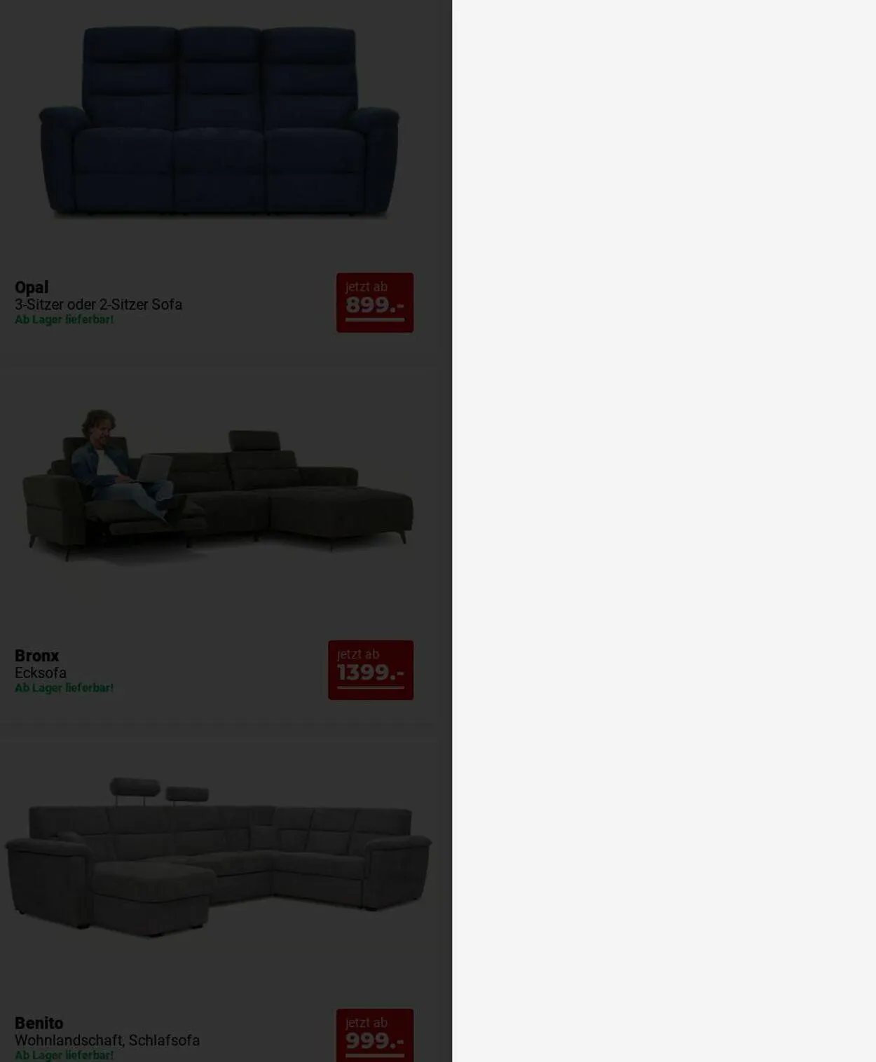 Seats and Sofas von 15. Dezember bis 24. Dezember 2025 - Prospekt seite 5