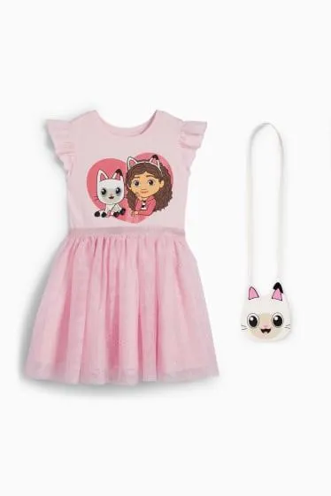 Gabby's Dollhouse - set - dress and bag - 2 piece