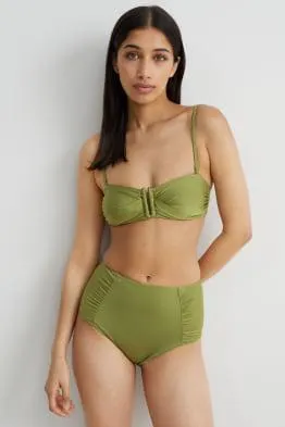 Bikini bottoms - high waist - LYCRA® XTRA LIFE™