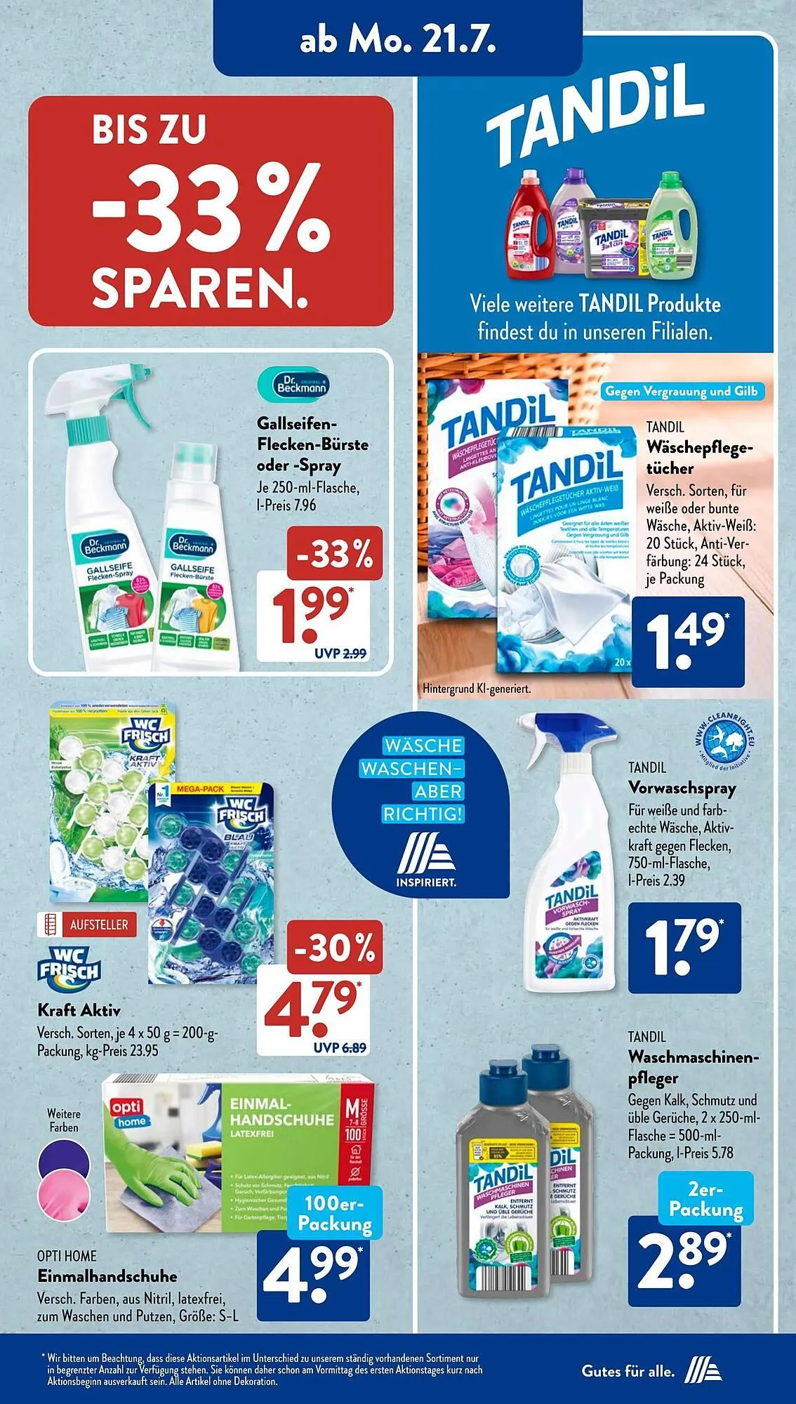 Aldi Süd Prospekt von 21. Juli bis 27. Juli 2025 - Prospekt seite 15