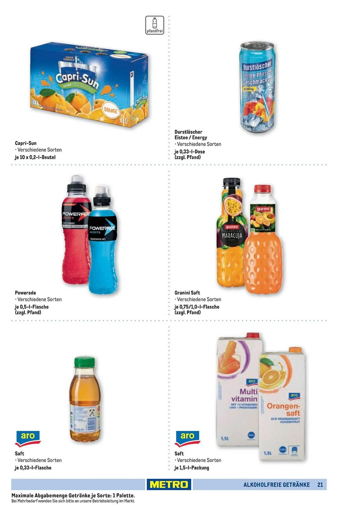 METRO Prospekt von 25. März bis 8. April 2026 - Prospekt seite 21