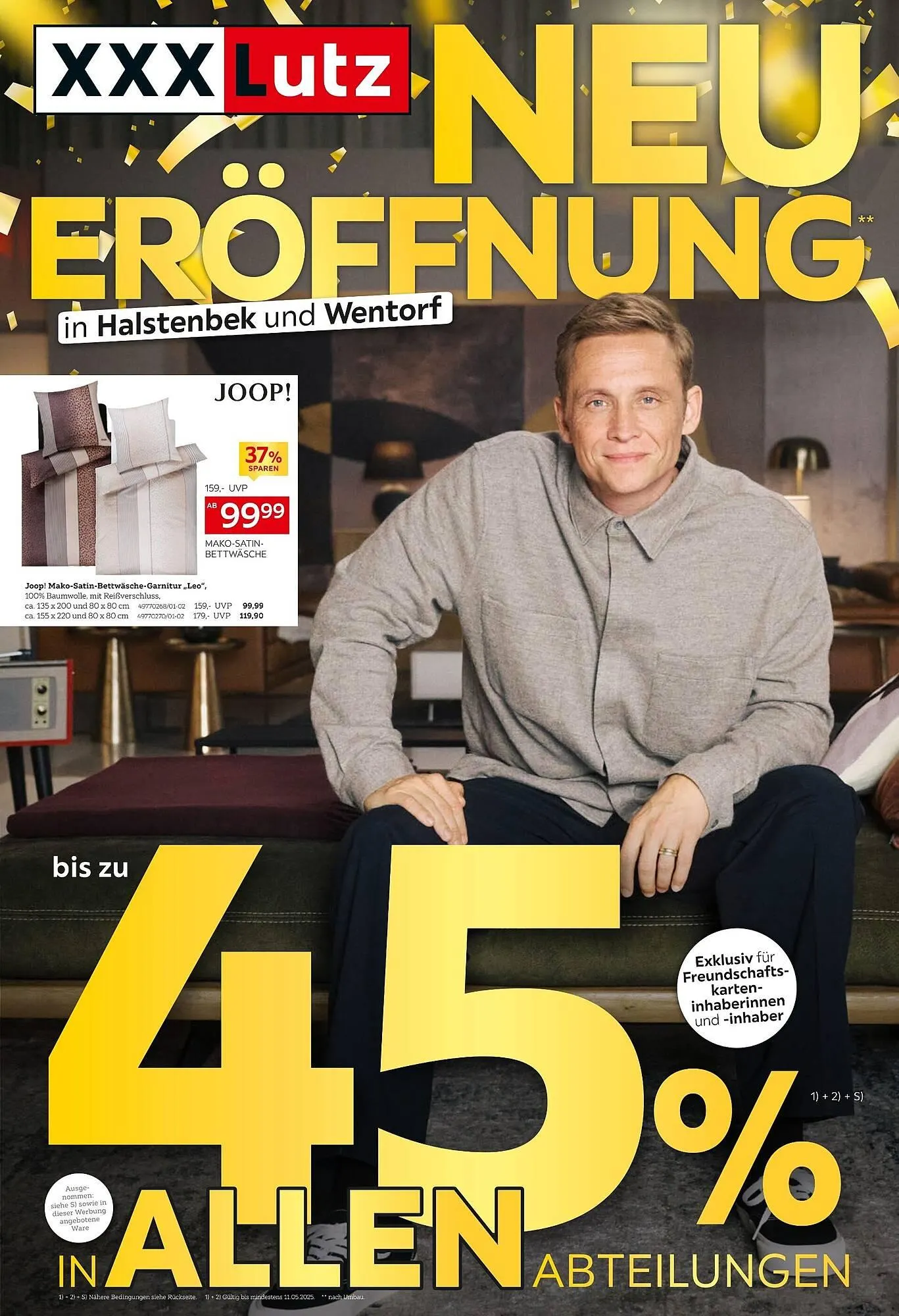 XXXLutz Prospekt von 28. April bis 4. Mai 2025 - Prospekt seite 1