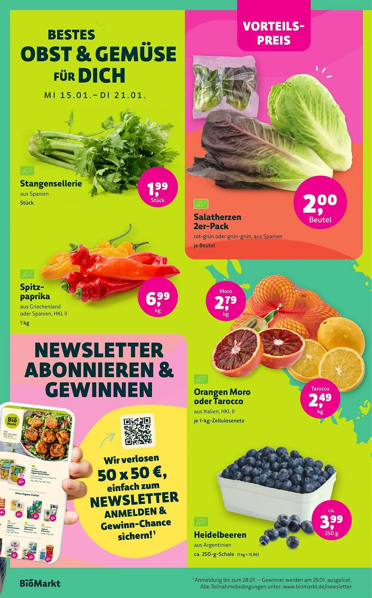 Erdi Biomarkt Prospekt von 15. Januar bis 28. Januar 2025 - Prospekt seite 2