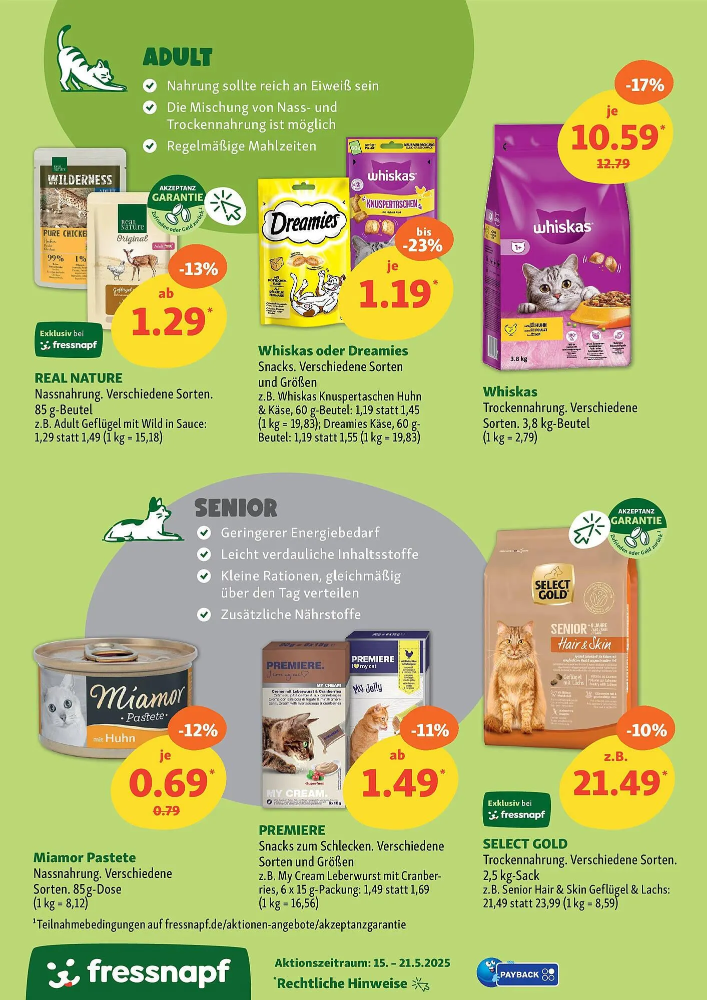 Fressnapf Prospekt von 14. Mai bis 21. Mai 2025 - Prospekt seite 8