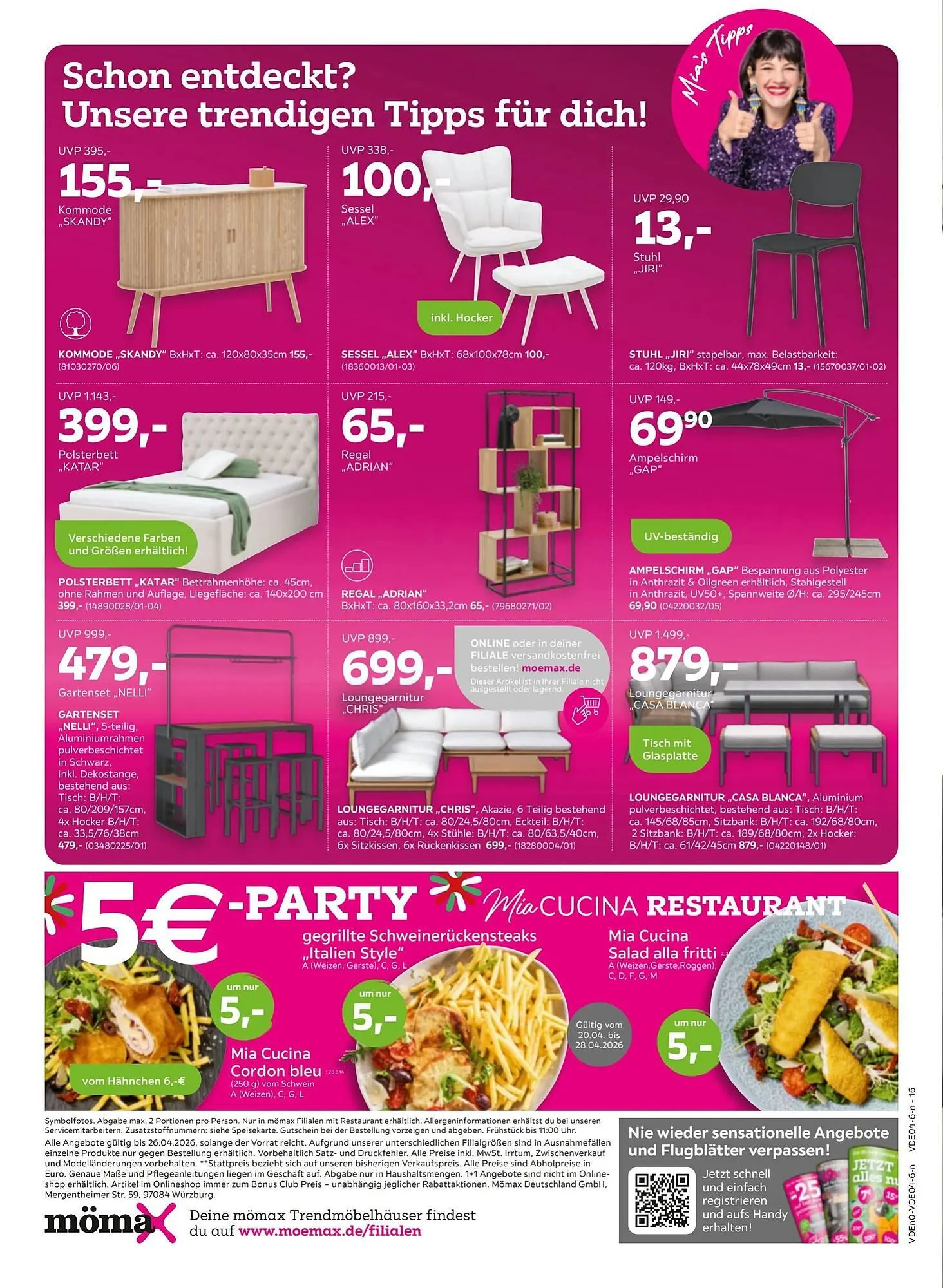 Mömax Prospekt von 20. April bis 27. April 2026 - Prospekt seite 16