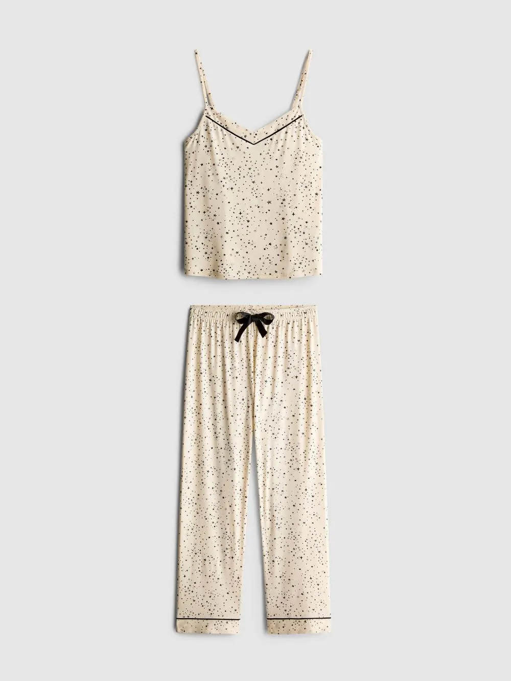Schlafanzug mit Trägertop und Print