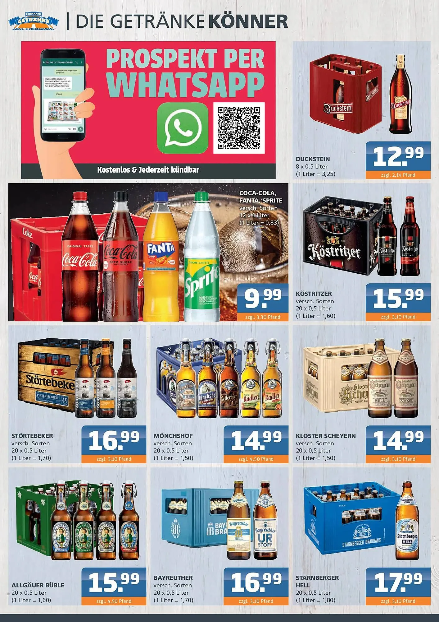 Getränke Lehmann Prospekt von 29. März bis 11. April 2026 - Prospekt seite 2