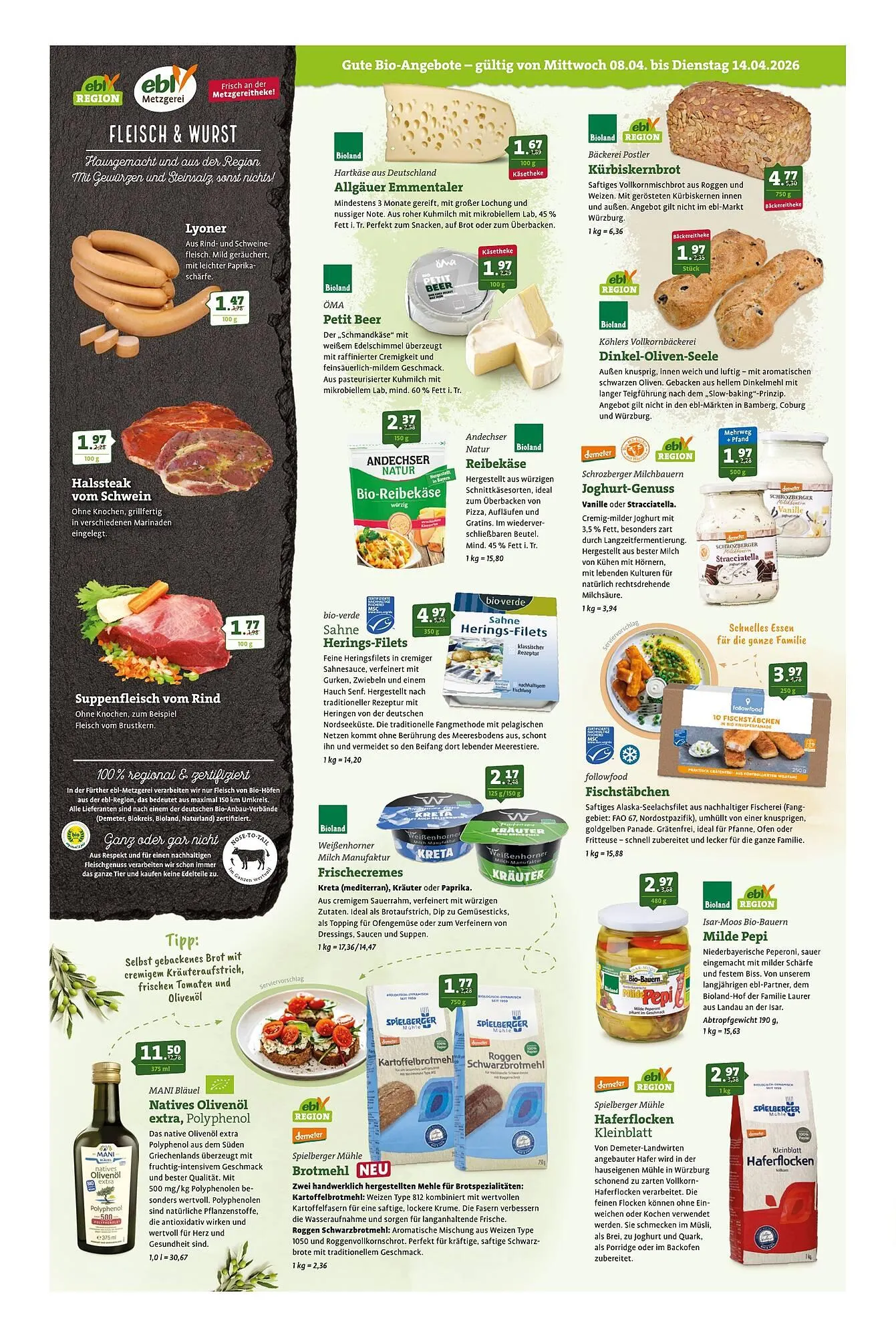 Ebl Naturkost Prospekt von 8. April bis 14. April 2026 - Prospekt seite 2