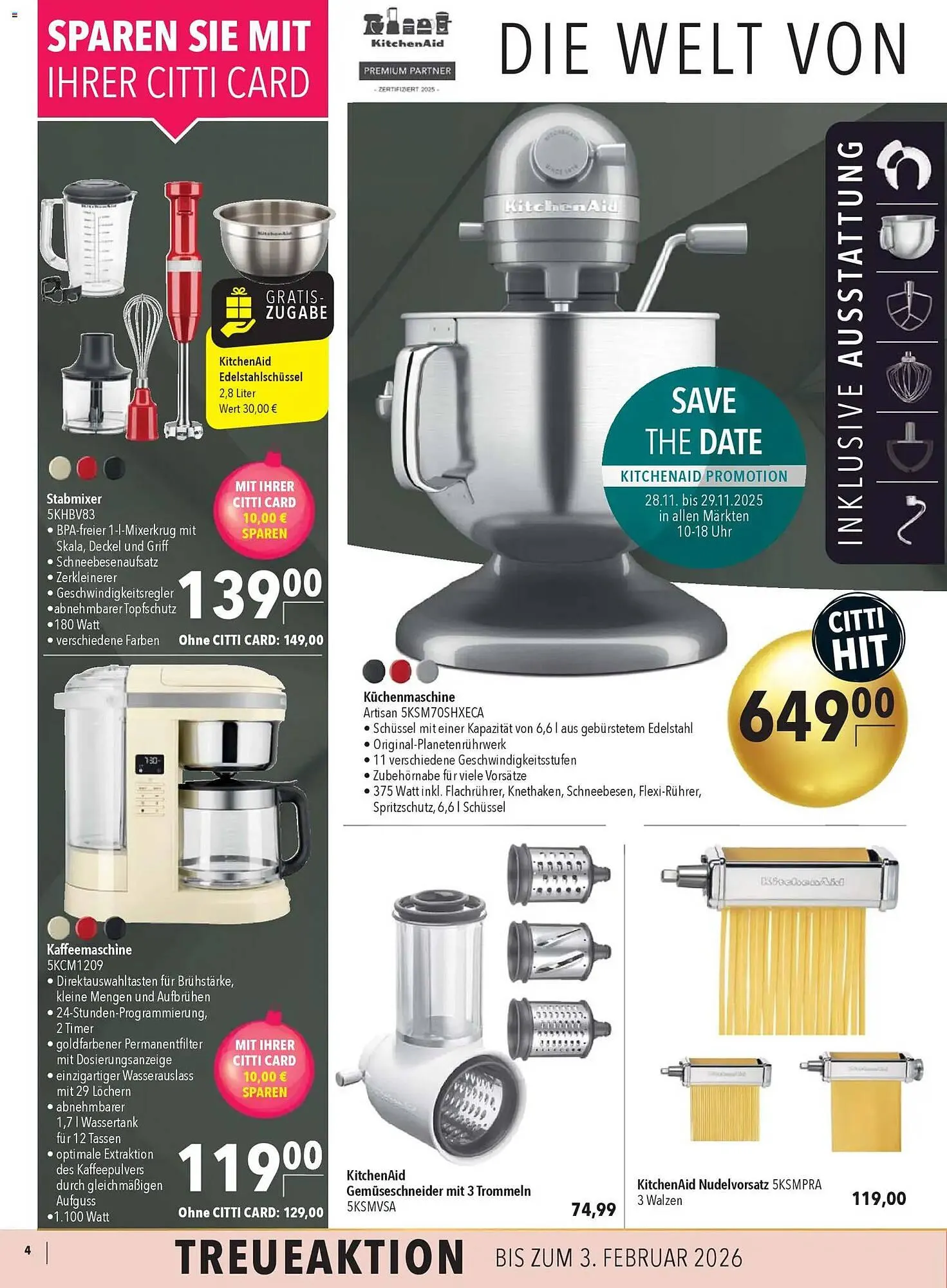 CITTI Markt Prospekt von 26. November bis 9. Dezember 2025 - Prospekt seite 4
