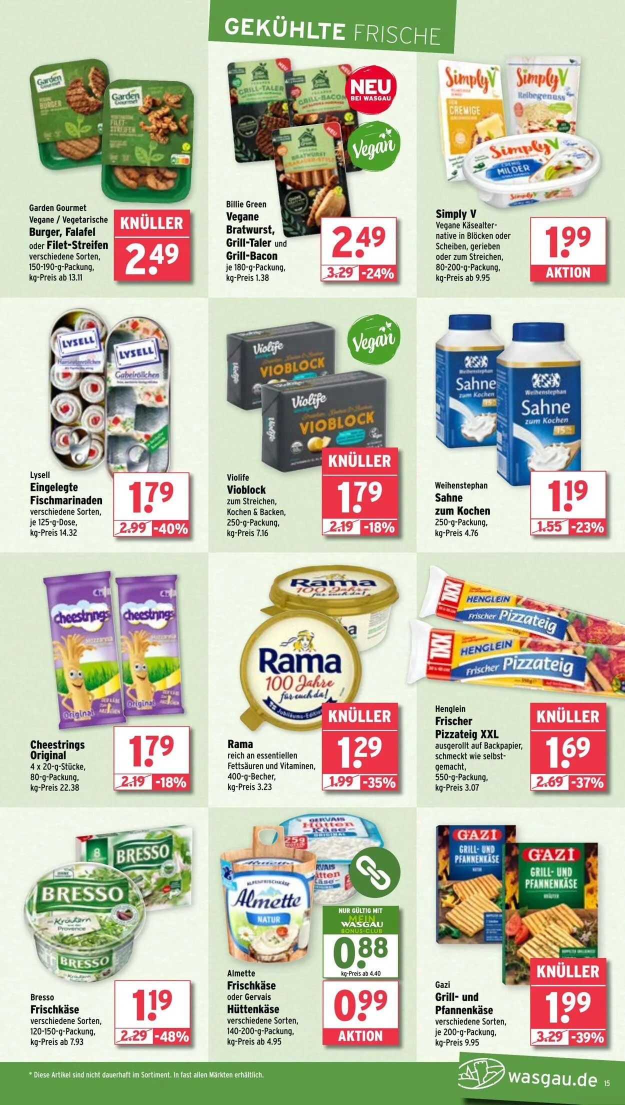 WASGAU Aktueller Prospekt von 7. September bis 21. September 2025 - Prospekt seite 15