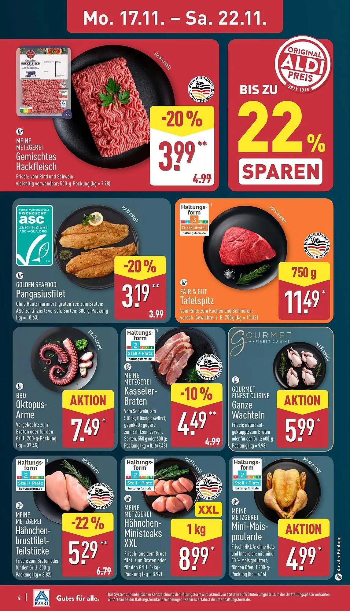 Aldi Nord Prospekt von 17. November bis 22. November 2025 - Prospekt seite 4