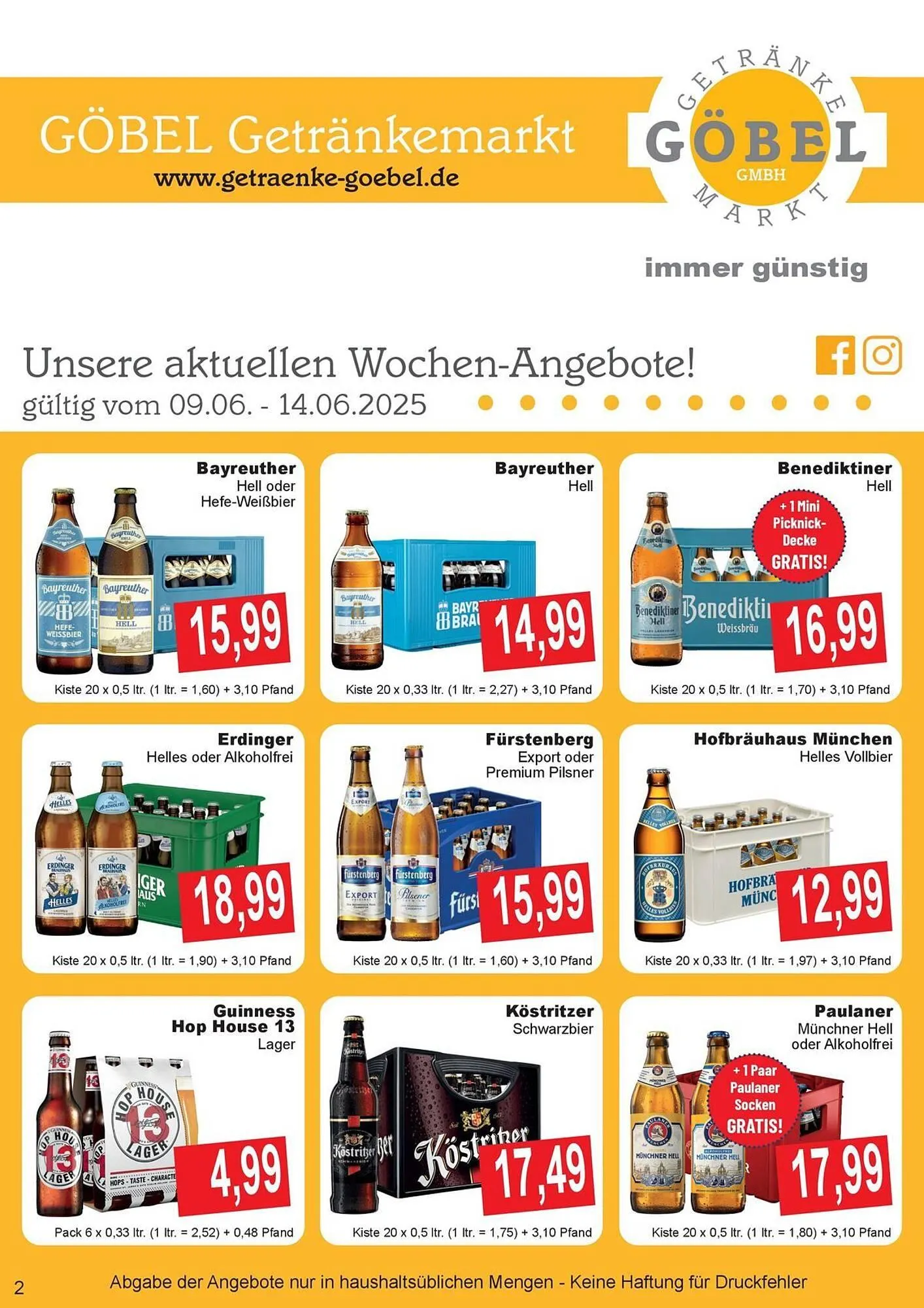 Getränke Göbel Prospekt - 1