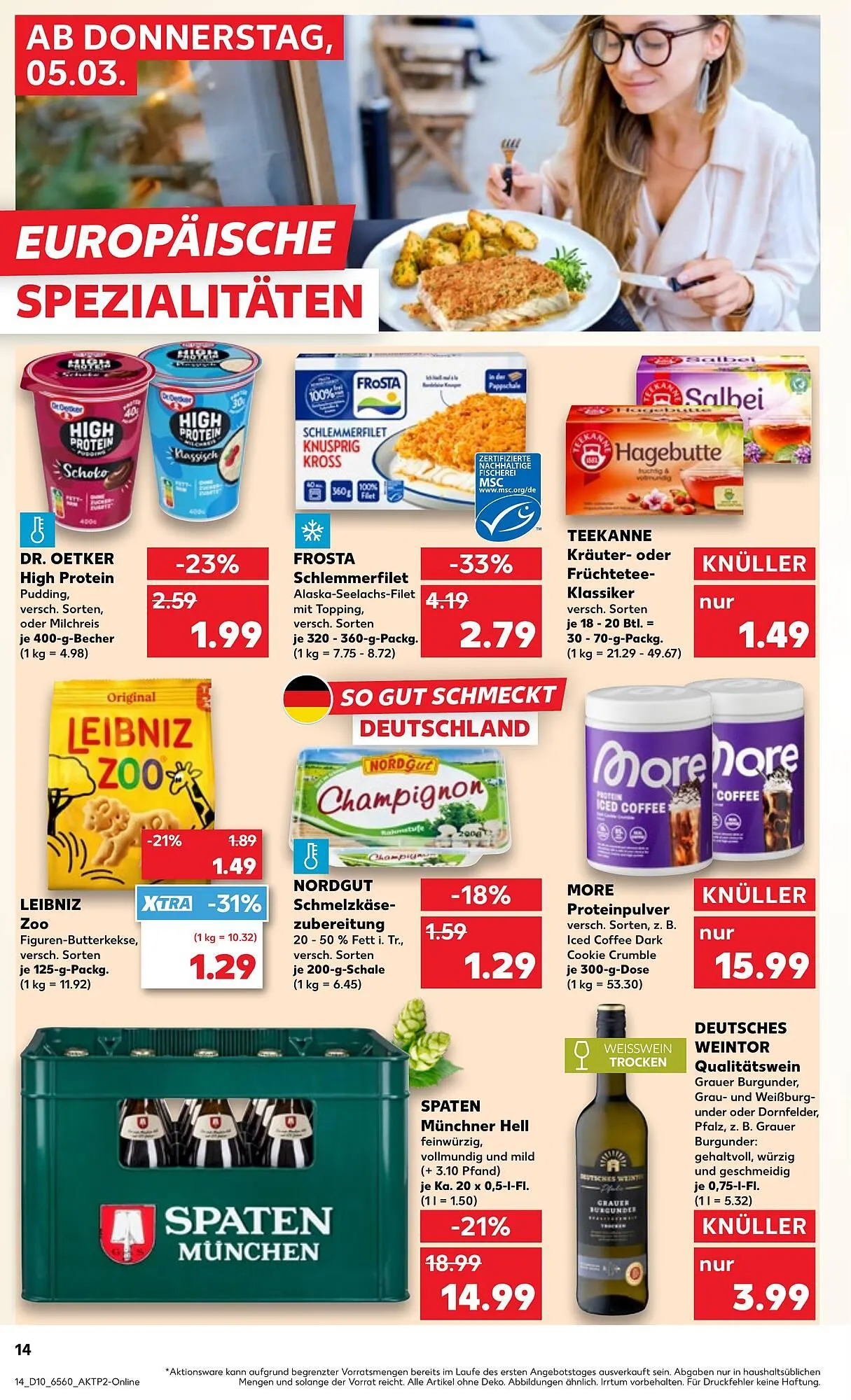 Kaufland Prospekt von 4. März bis 10. März 2026 - Prospekt seite 14