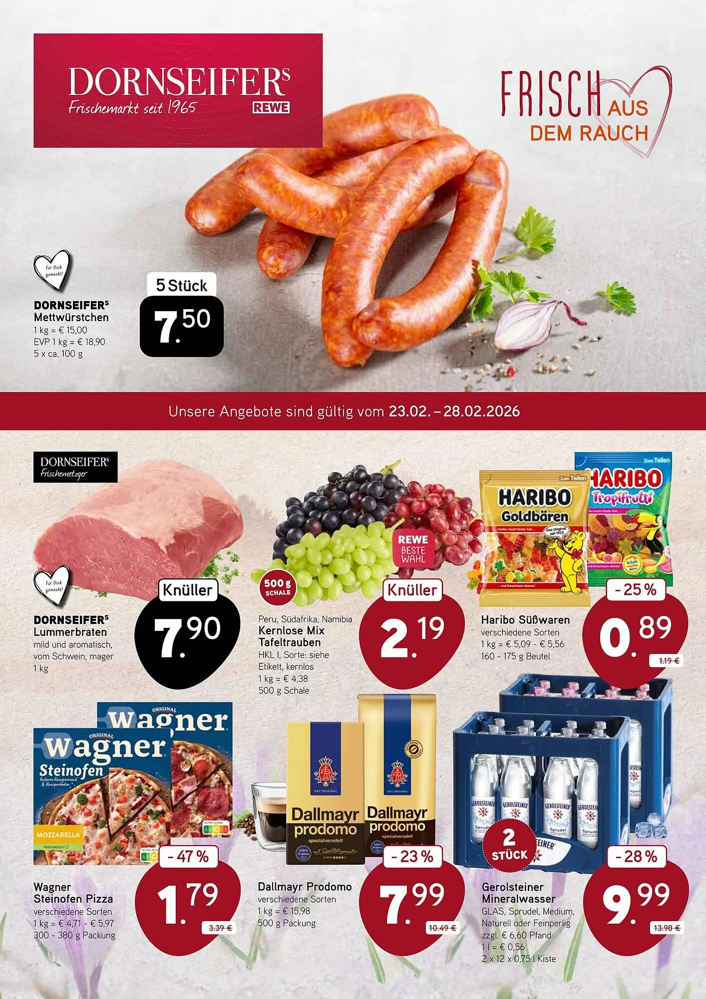 Dornseifer Prospekt von 23. Februar bis 1. März 2026 - Prospekt seite 1