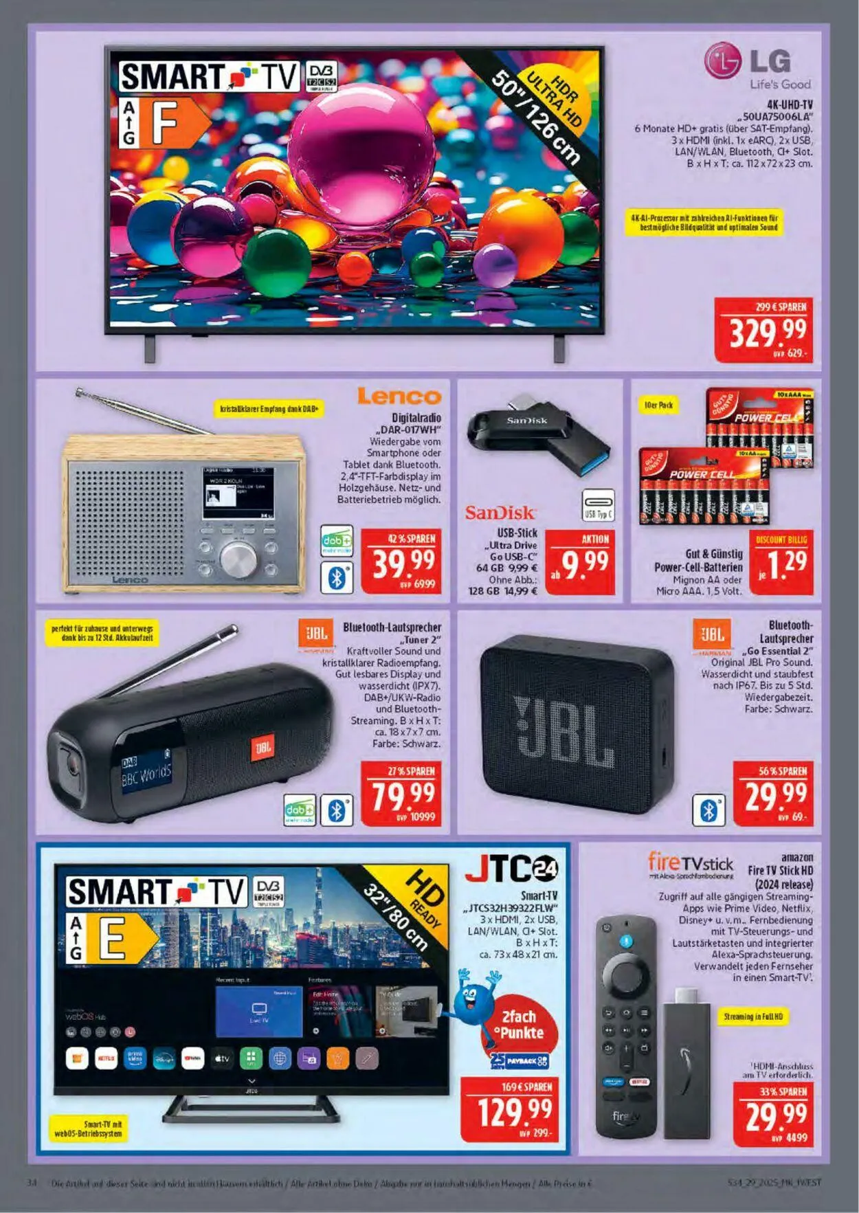 Marktkauf - Nürnberg-Thon Aktueller Prospekt von 14. Juli bis 19. Juli 2025 - Prospekt seite 34