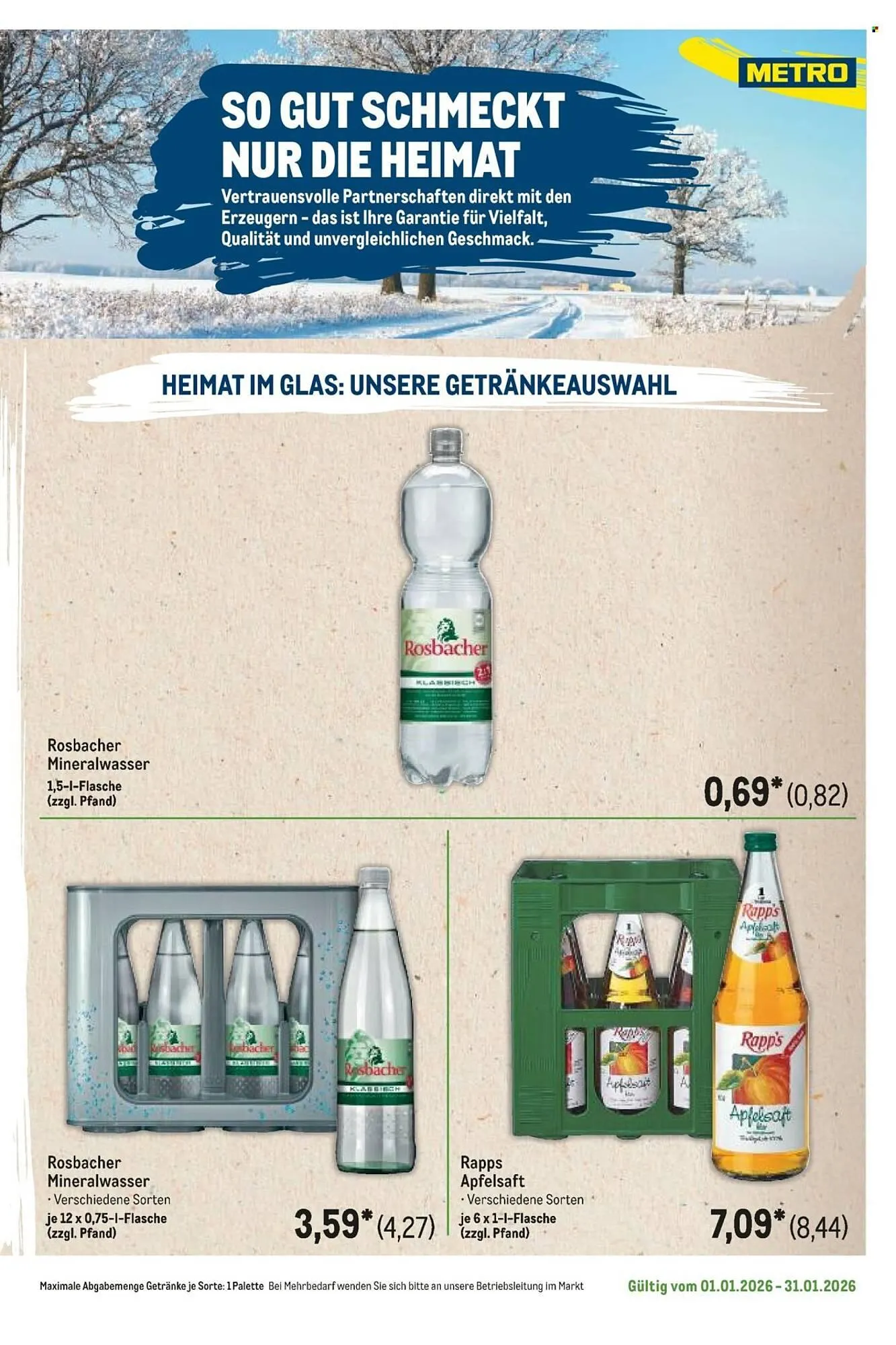METRO Prospekt von 1. Januar bis 31. Januar 2026 - Prospekt seite 55