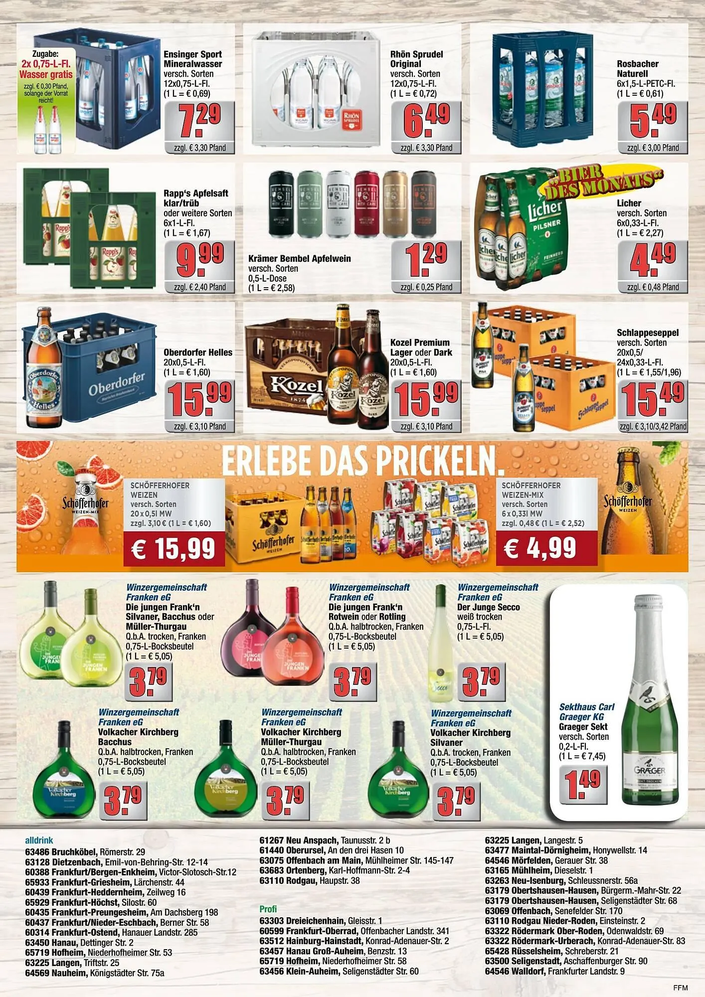 alldrink Prospekt von 28. April bis 10. Mai 2025 - Prospekt seite 4