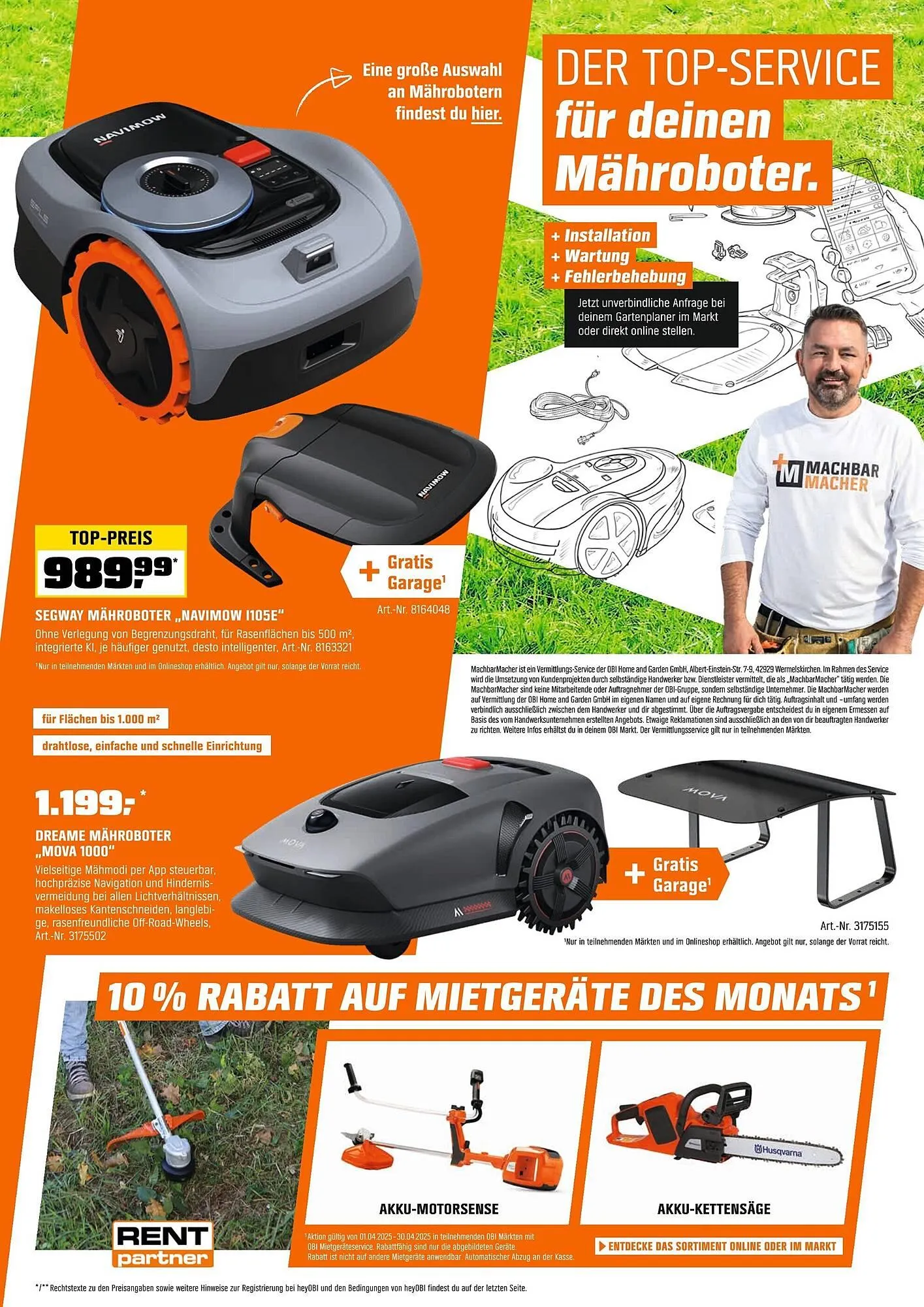 OBI Prospekt von 1. April bis 15. April 2025 - Prospekt seite 3