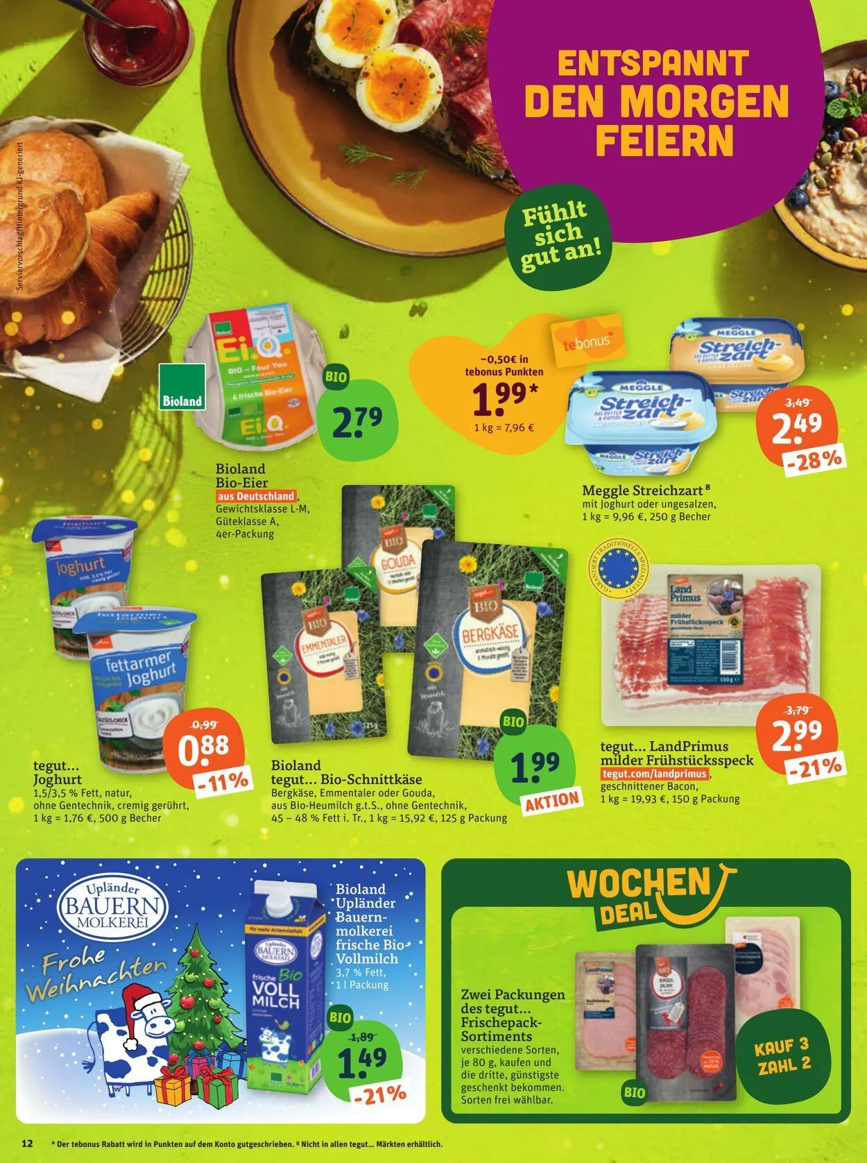 Tegut Aktueller Prospekt von 8. Dezember bis 14. Dezember 2025 - Prospekt seite 14