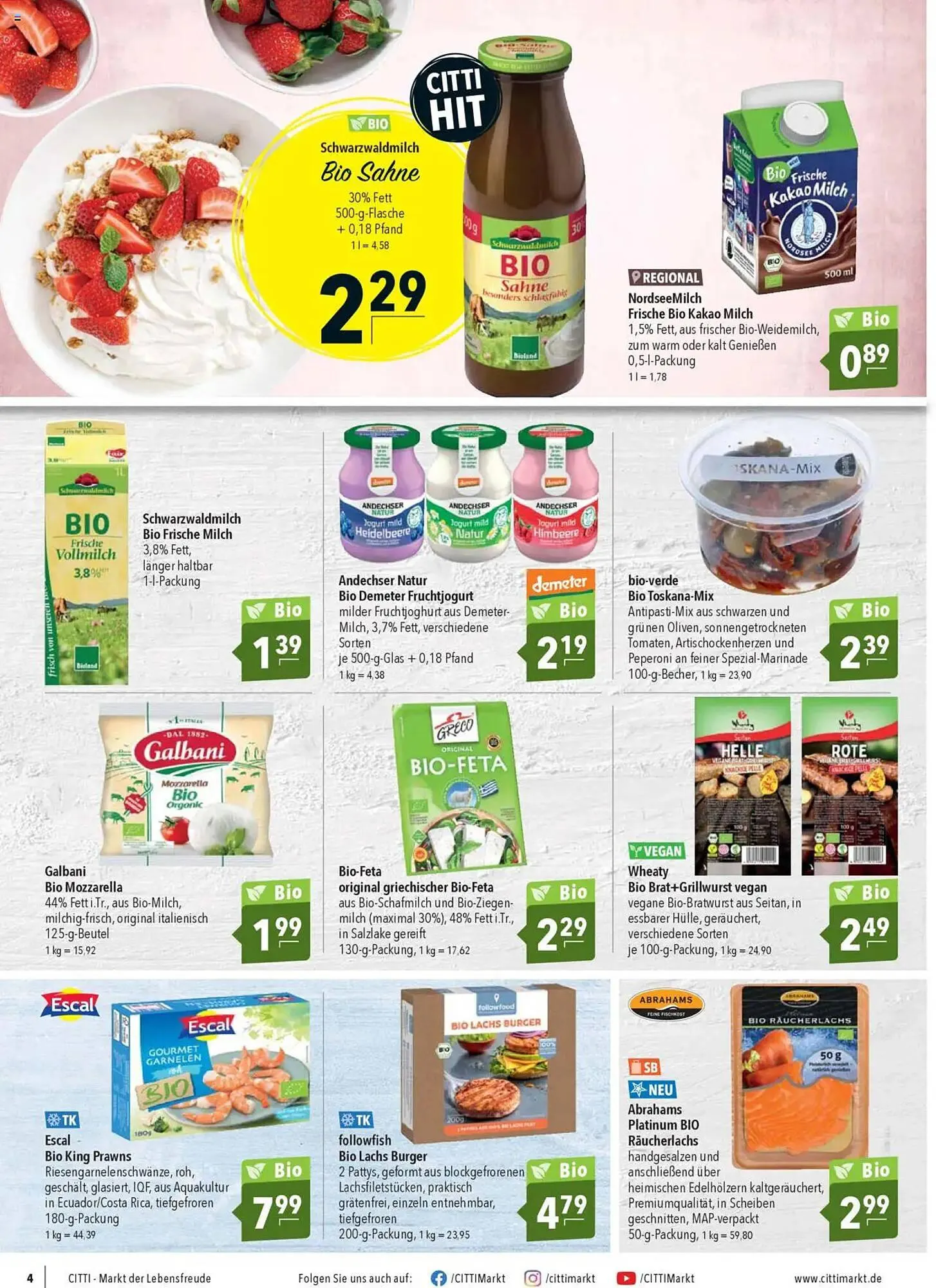 CITTI Markt Prospekt von 25. Juni bis 8. Juli 2025 - Prospekt seite 4